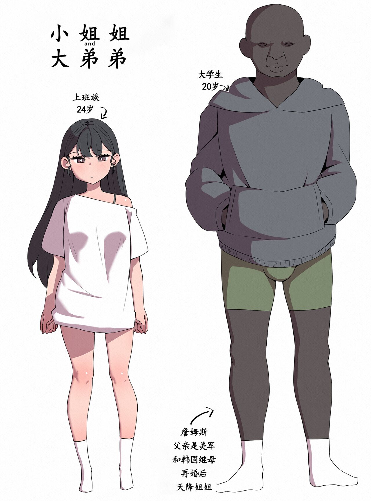 [mangmoongming] 조그만 누나와 큰 동생(step sis) [chinese] numero di immagine  1