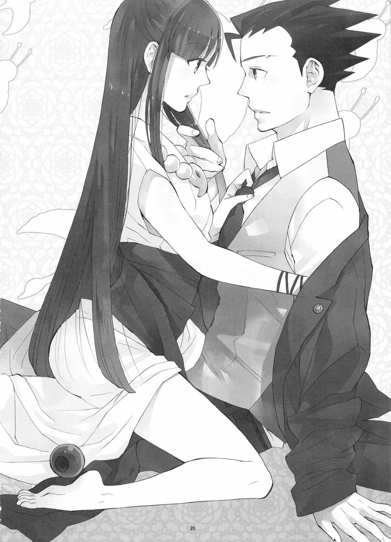 (C91) [CURSOR (Satou)] Koyoi mo Tsuki wa Kagayaku |  今宵之月仍熠熠生辉 (Ace Attorney) [Chinese] [Dr.Citron个人汉化] 图片编号 20