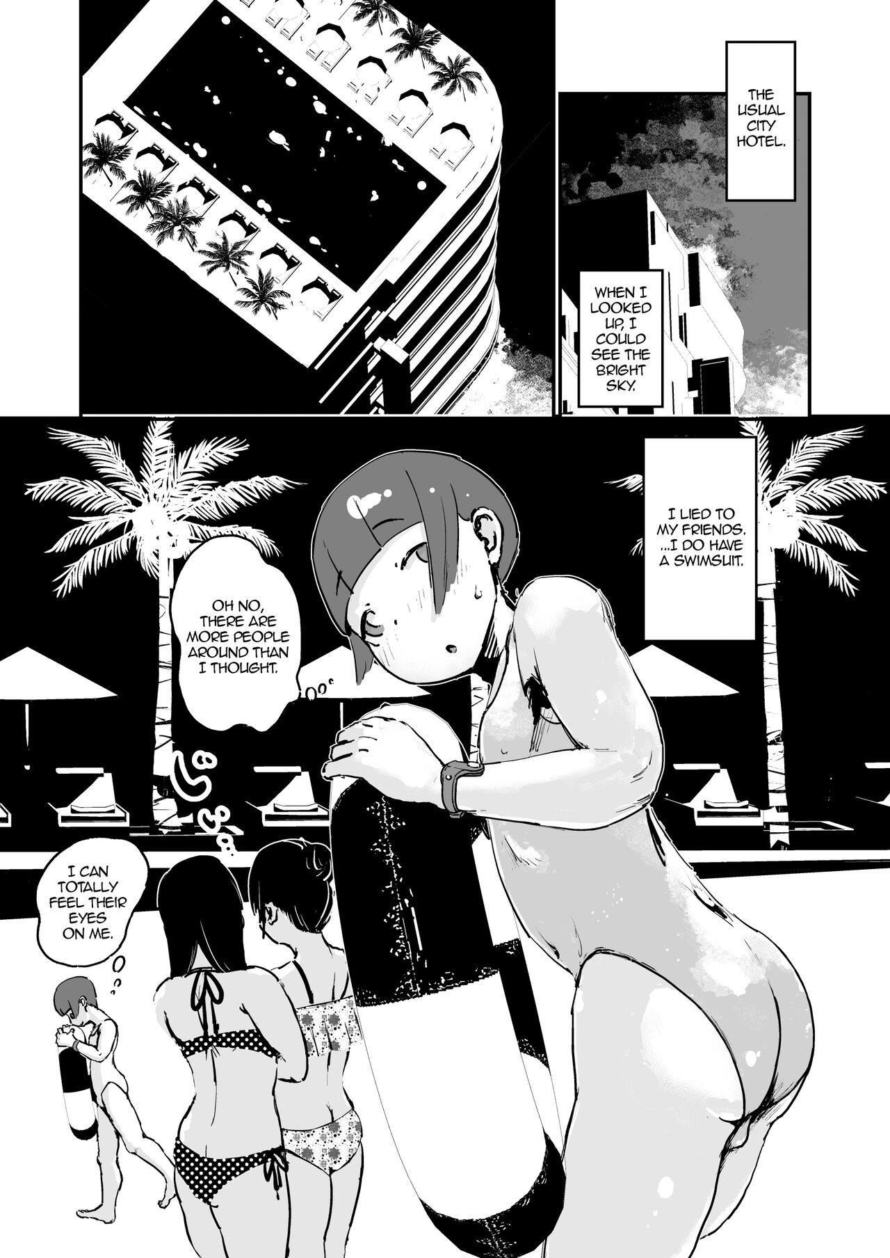 [Three Parts (Sanbu Kousaku)] Otokonoko Night Pool [English] {Chin²} [Digital] imagen número 4