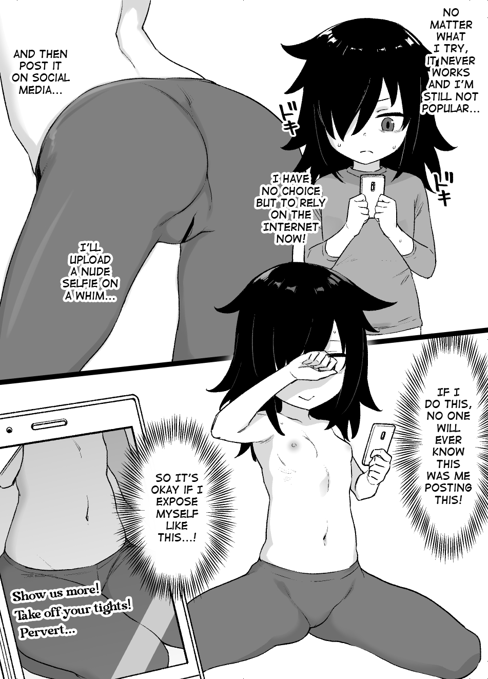 [Kusayarou] Watamote Tomoko Kuroki Bitchification Manga 画像番号 1