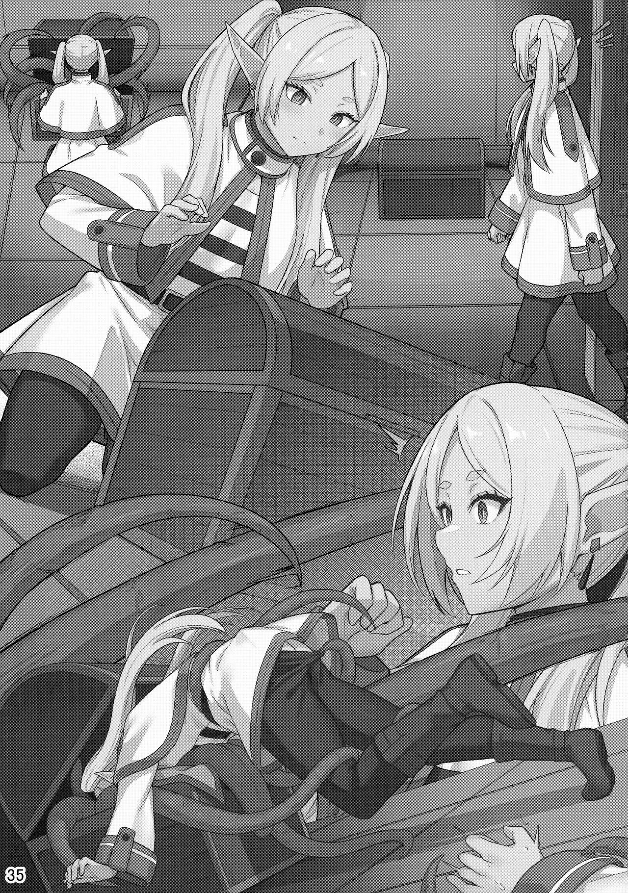 (C103) [Ohanabatake (Siseki Hirame)] Frieren's Chotto H na Hon | FRIEREN'S 조금 야한 책 (Sousou no Frieren) [Korean] [Team Edge] 이미지 번호 36