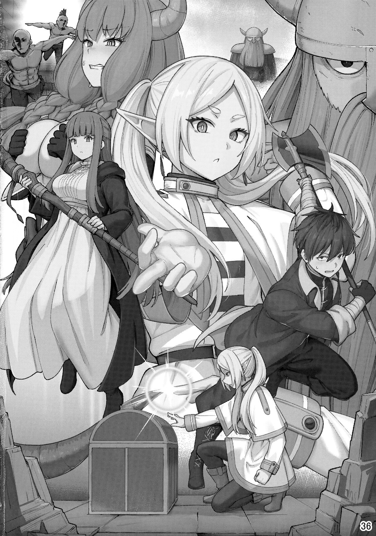 (C103) [Ohanabatake (Siseki Hirame)] Frieren's Chotto H na Hon | FRIEREN'S 조금 야한 책 (Sousou no Frieren) [Korean] [Team Edge] 이미지 번호 37