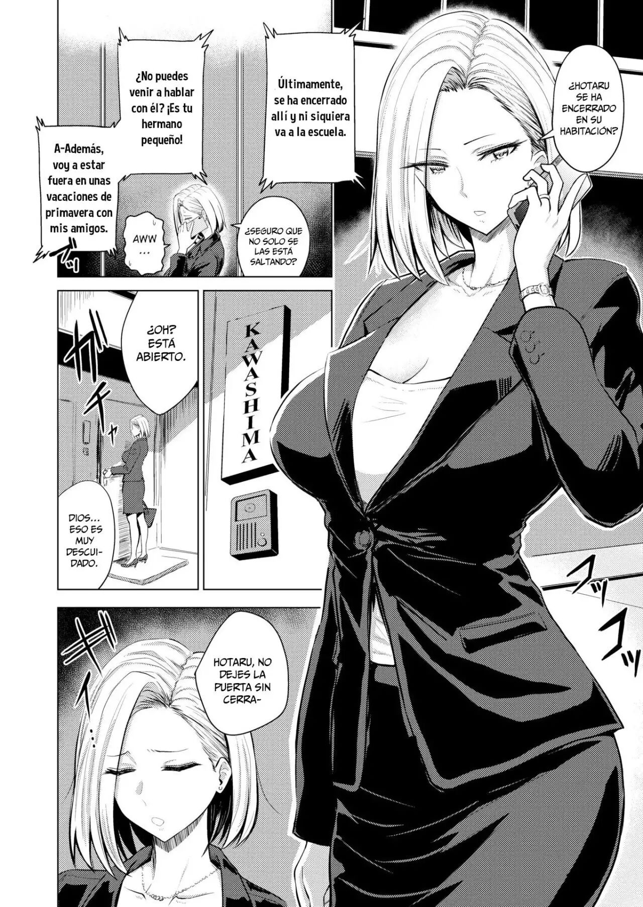 [Nishizawa Mizuki] Dare ni mo Ienai / No Puedo Decirselo A Nadie (COMIC Shitsurakuten 2019-12) [Spanish] [Digital] 이미지 번호 3