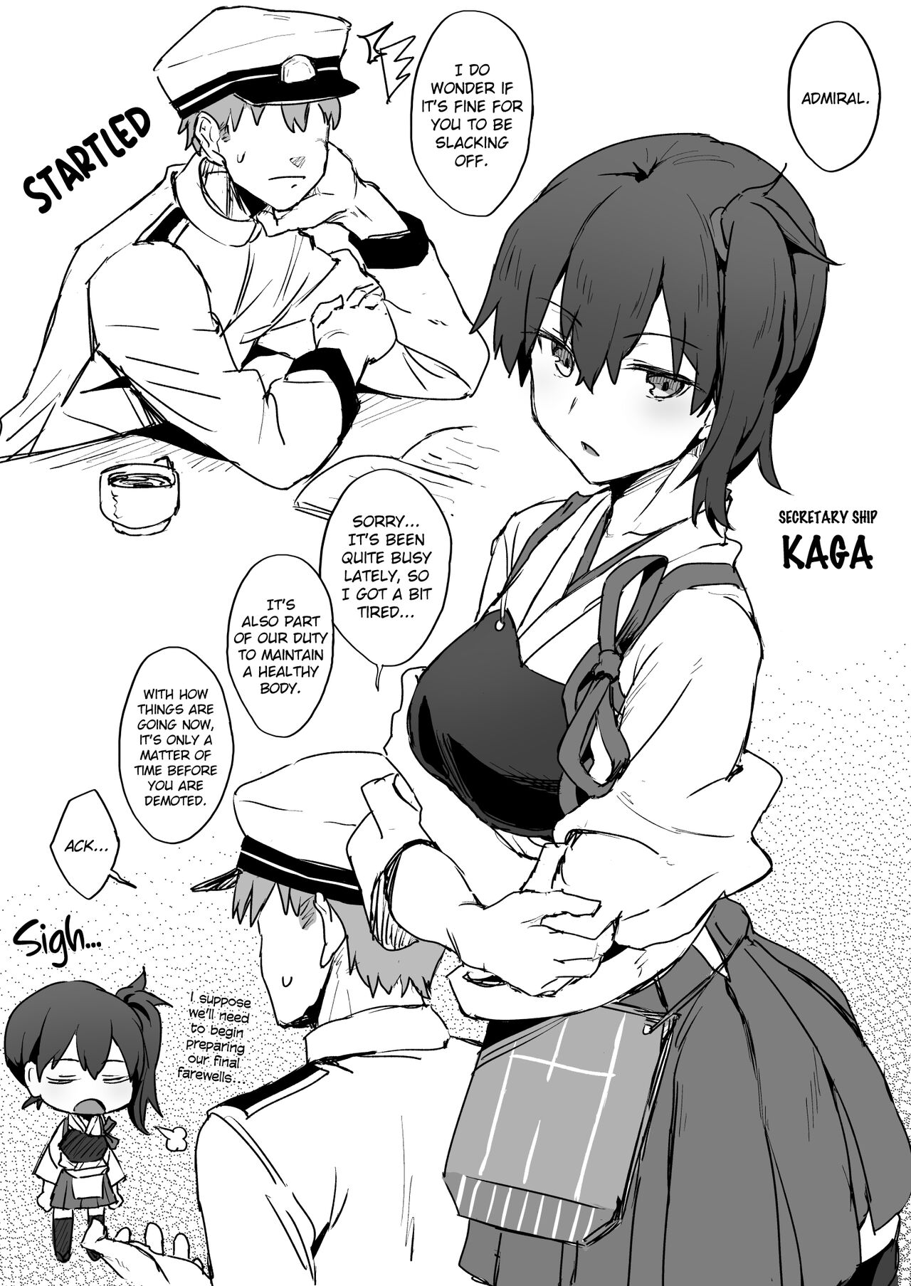 [Hoshicha] Oshioki Onemuri Kaga-san (Kantai Collection -KanColle-) [English] image number 2