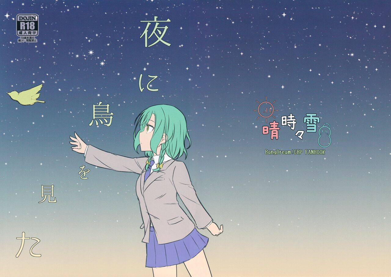 (BanG Dreamer's Party! 5th STAGE) [Hare tokidoki yuki (Monoca)] Yoru ni Tori o mita (BanG Dream!) image number 1