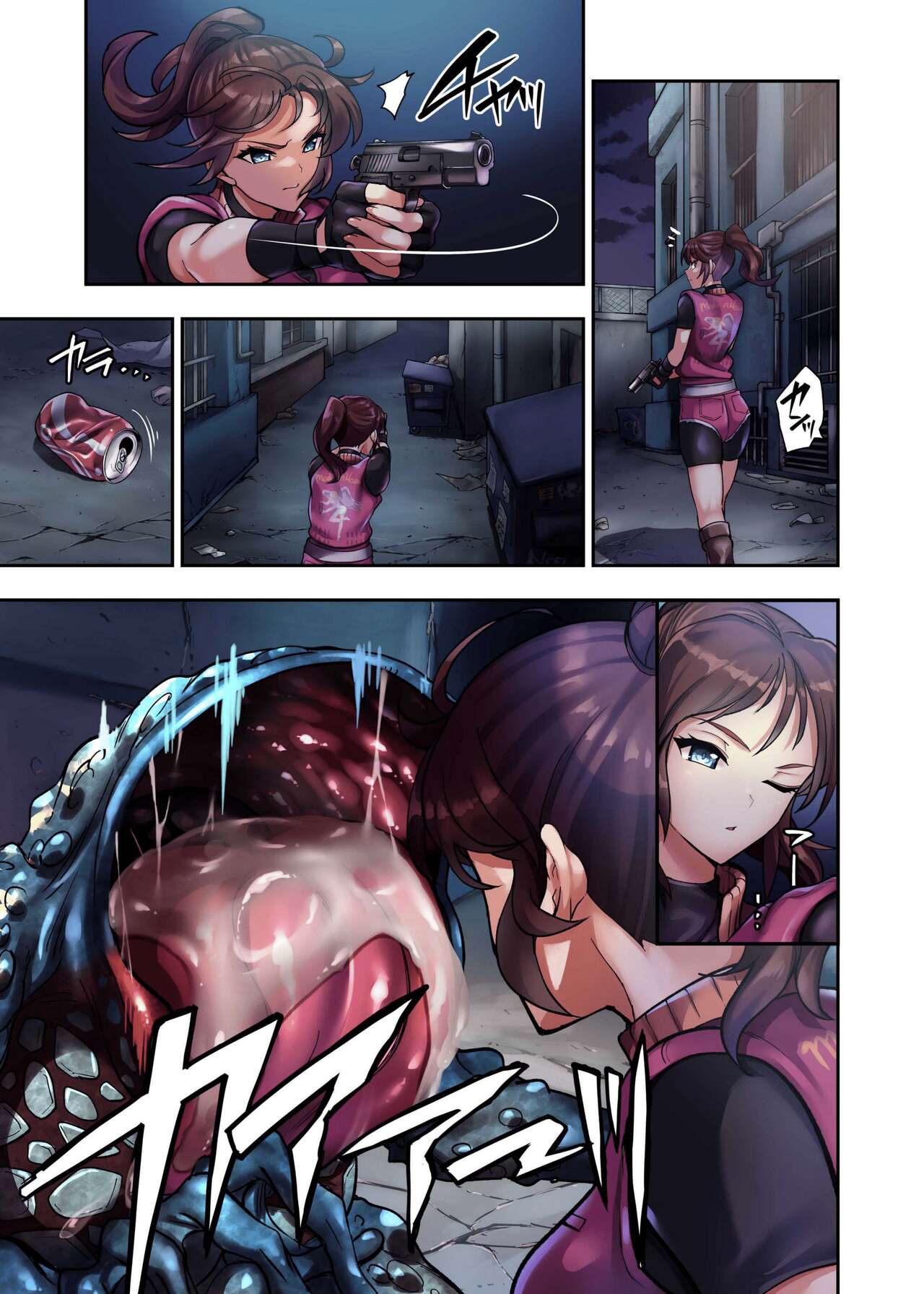 [Ameiro Biscuit (Susuki Yasumine)] γ Selection vol. 2 ~Heroine Marunomi Doujinshi~ (Resident Evil Series) [Chinese] [甘い个人汉化] [Digital] 이미지 번호 16