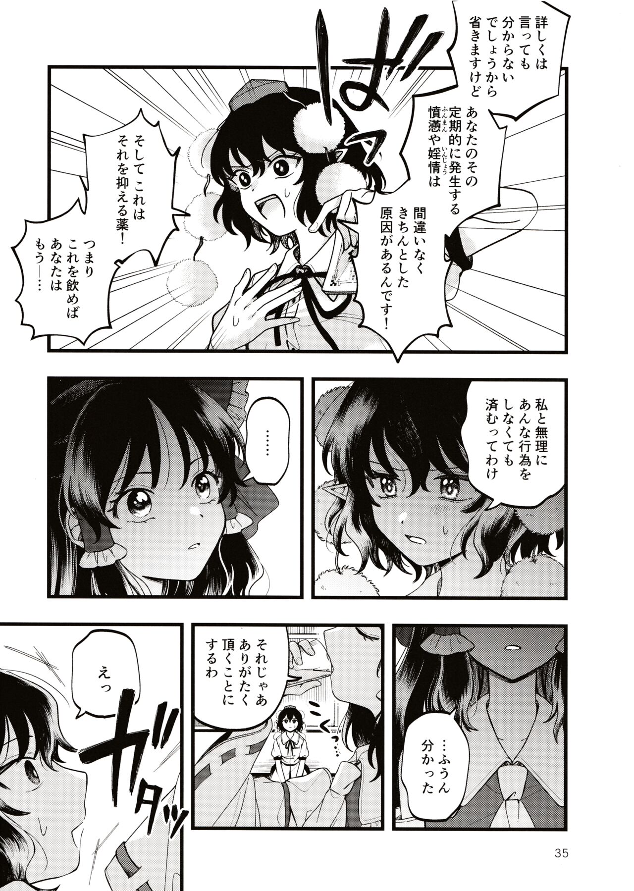 (Dai-138-Ki Bunbunmaru. Shinbun Tomo no Kai) [seseri (Morisaki)] Rubeus no Kankai (Touhou Project) numero di immagine  34