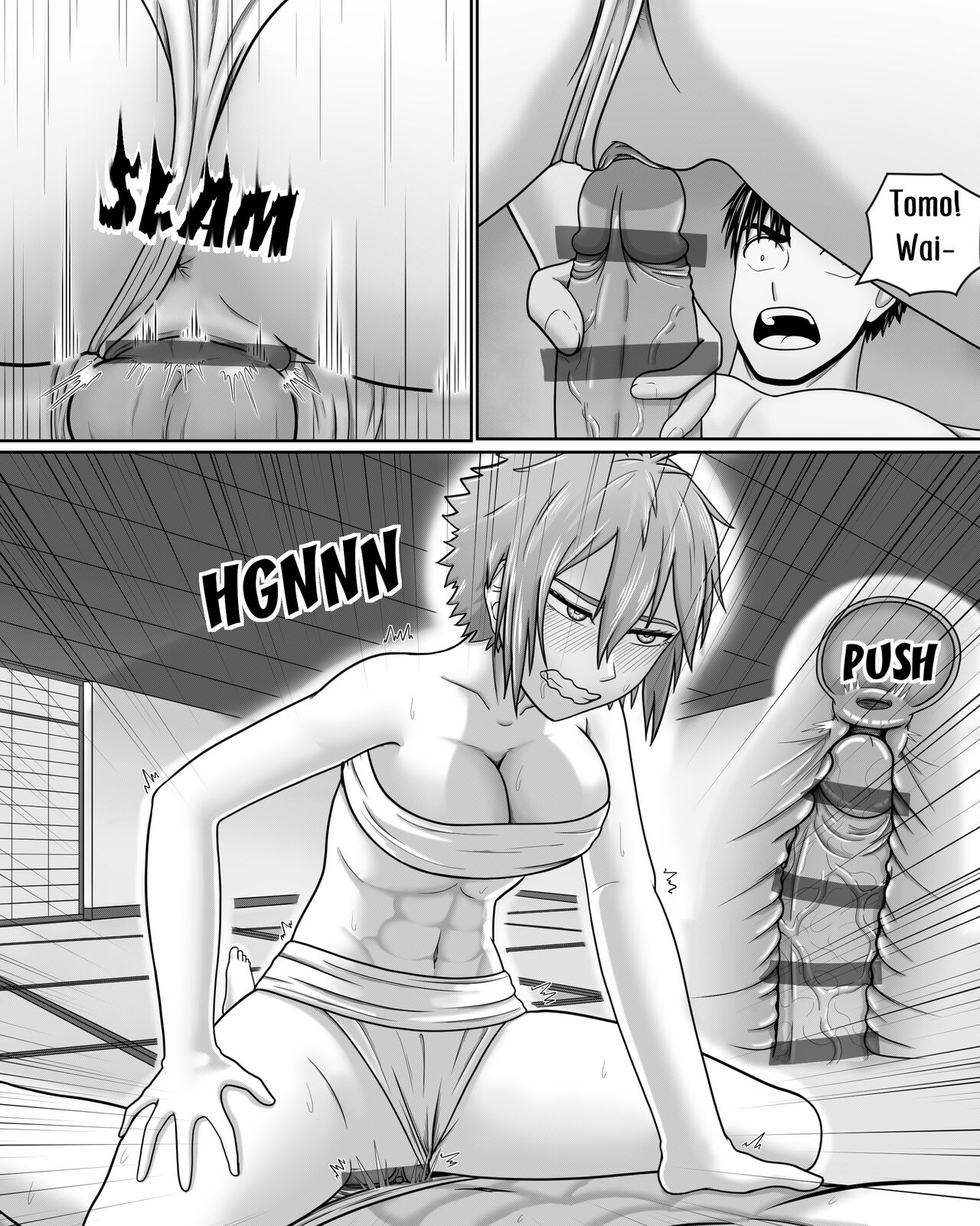 [Hentia-chan] Tomo-chan wa Onnanoko! Ai no Asekkaki Sumo! | Tomo-chan is a Girl! Sweaty Sumo of Love! (Tomo-chan wa Onnanoko!) [English] Bildnummer 20