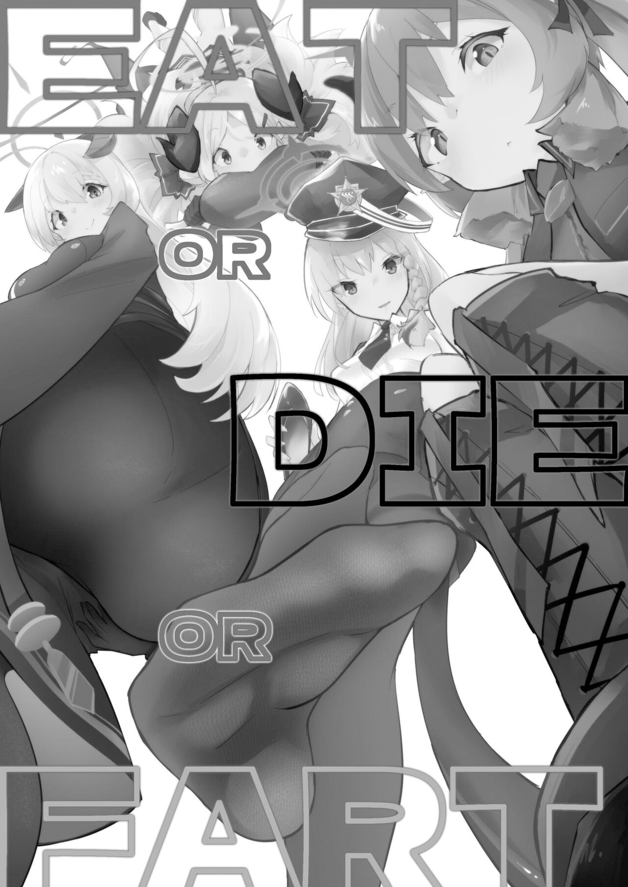 (C103) [Nekosu no Sumika (Nekosu)] EAT OR DIE OR FART (Blue Archive) [Chinese] [臭鼬娘漢化組] 画像番号 3