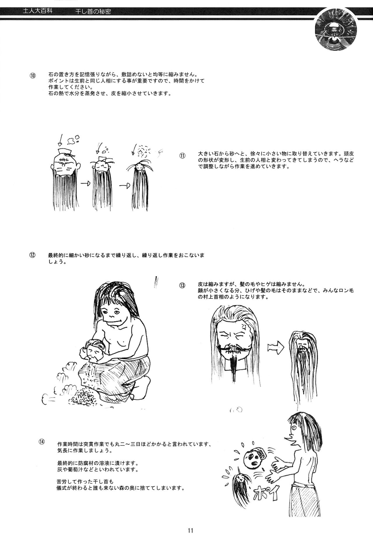 [Panda Taishou (Satou Yuuri)] Aborigine Encyclopedia The Secrets of Shrunken Heads 画像番号 11