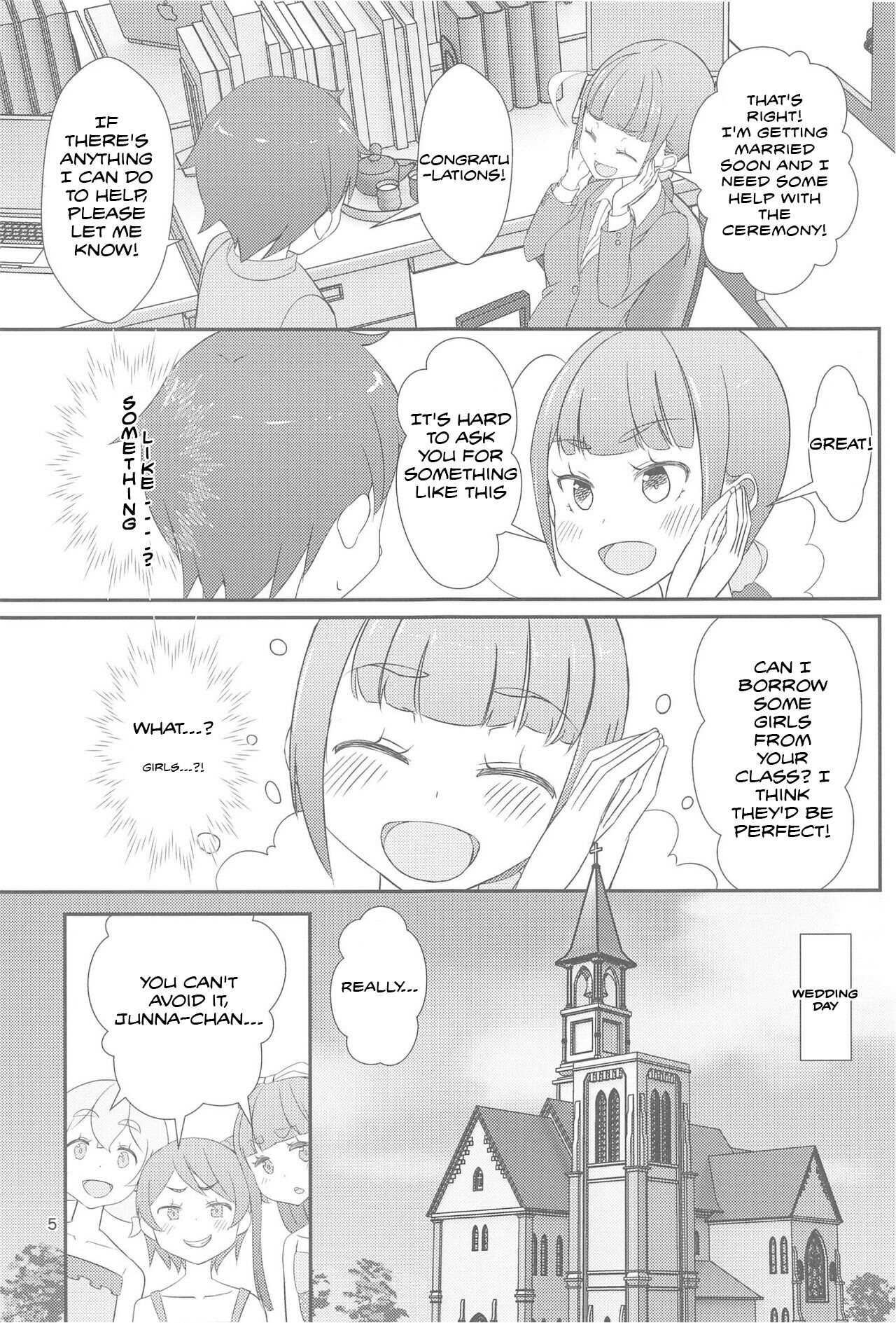 (COMITIA131) [Manaita] Sensei! Kekkonshiki de "Jojisou" Shitemite! | Sensei! Try dressing up like a little girl at your wedding! [English] [DarthEnel] numero di immagine  6