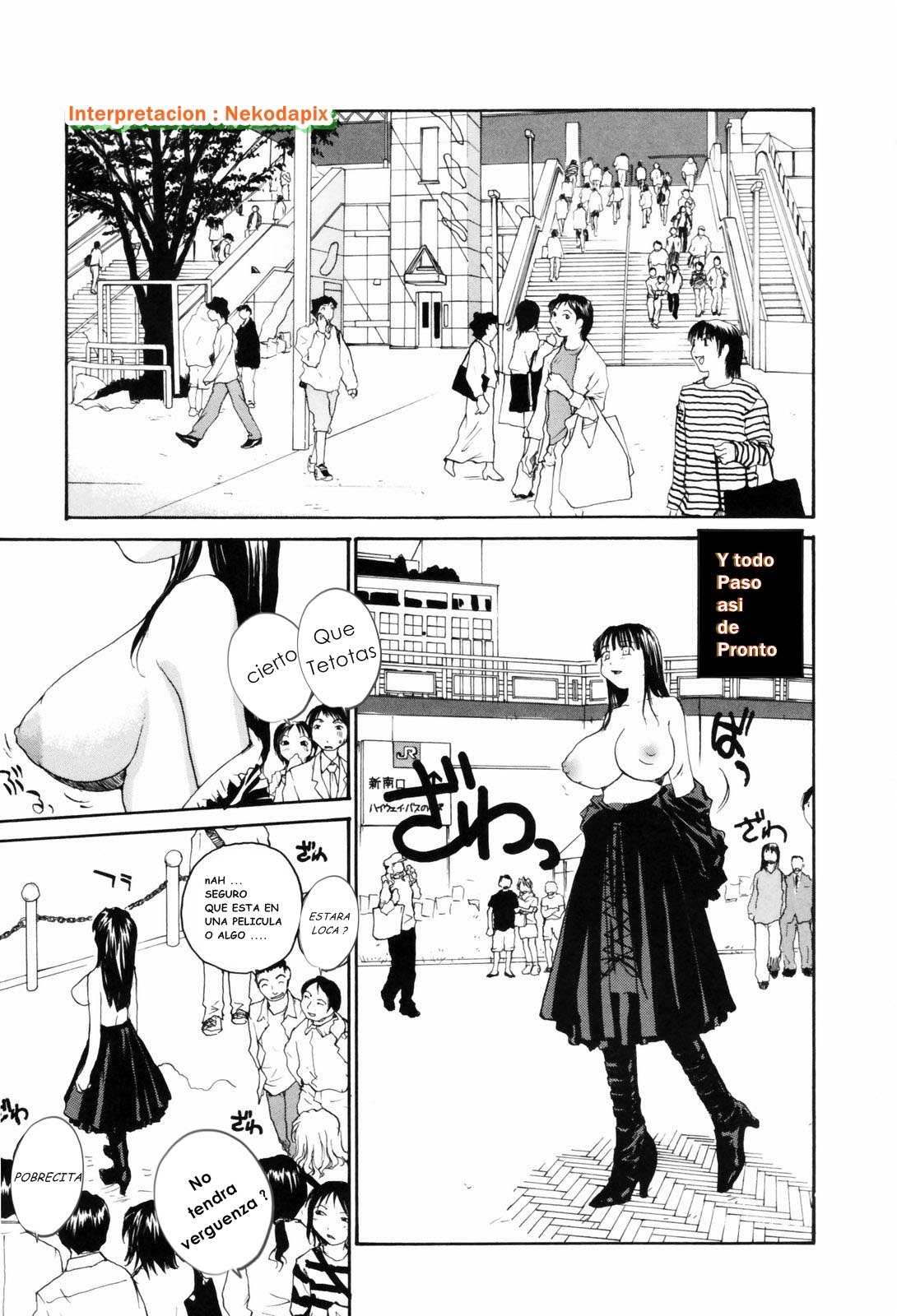 [RaTe] Nippon Kyonyuu Tou - Japanese Big Bust Party [Spanish] [El gato - NekoDapix] 画像番号 7