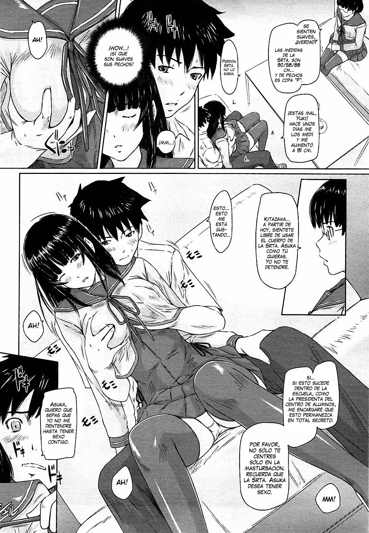 [Kisaragi Gunma] Koukishin ga Tomaranai | Curiosity Never Stops. (COMIC HOTMiLK 2009-08) [Spanish] [Yokoshima a Mil] 画像番号 10