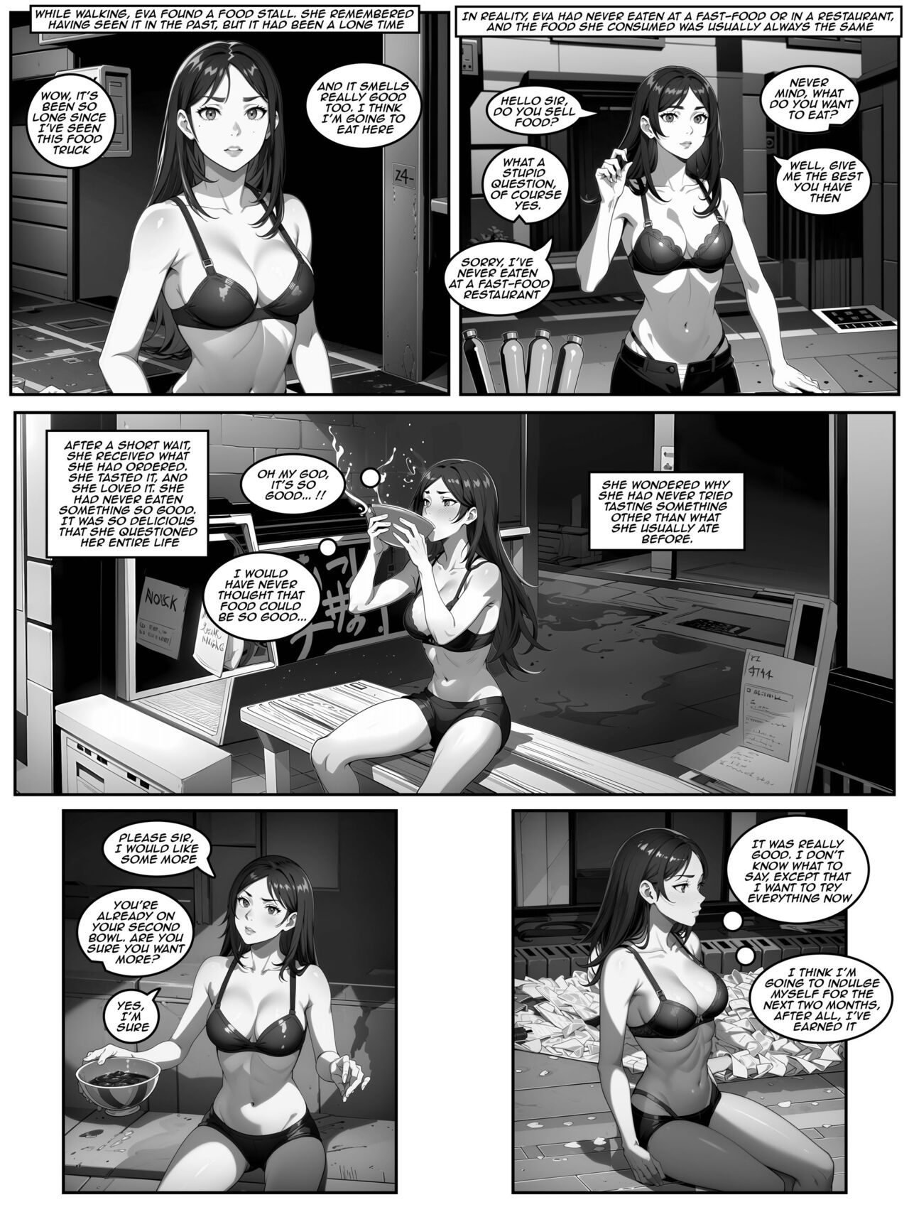 [meltedcaramelheaven] DeviantArt - Eva weight gain comic - [Ongoing] 이미지 번호 2