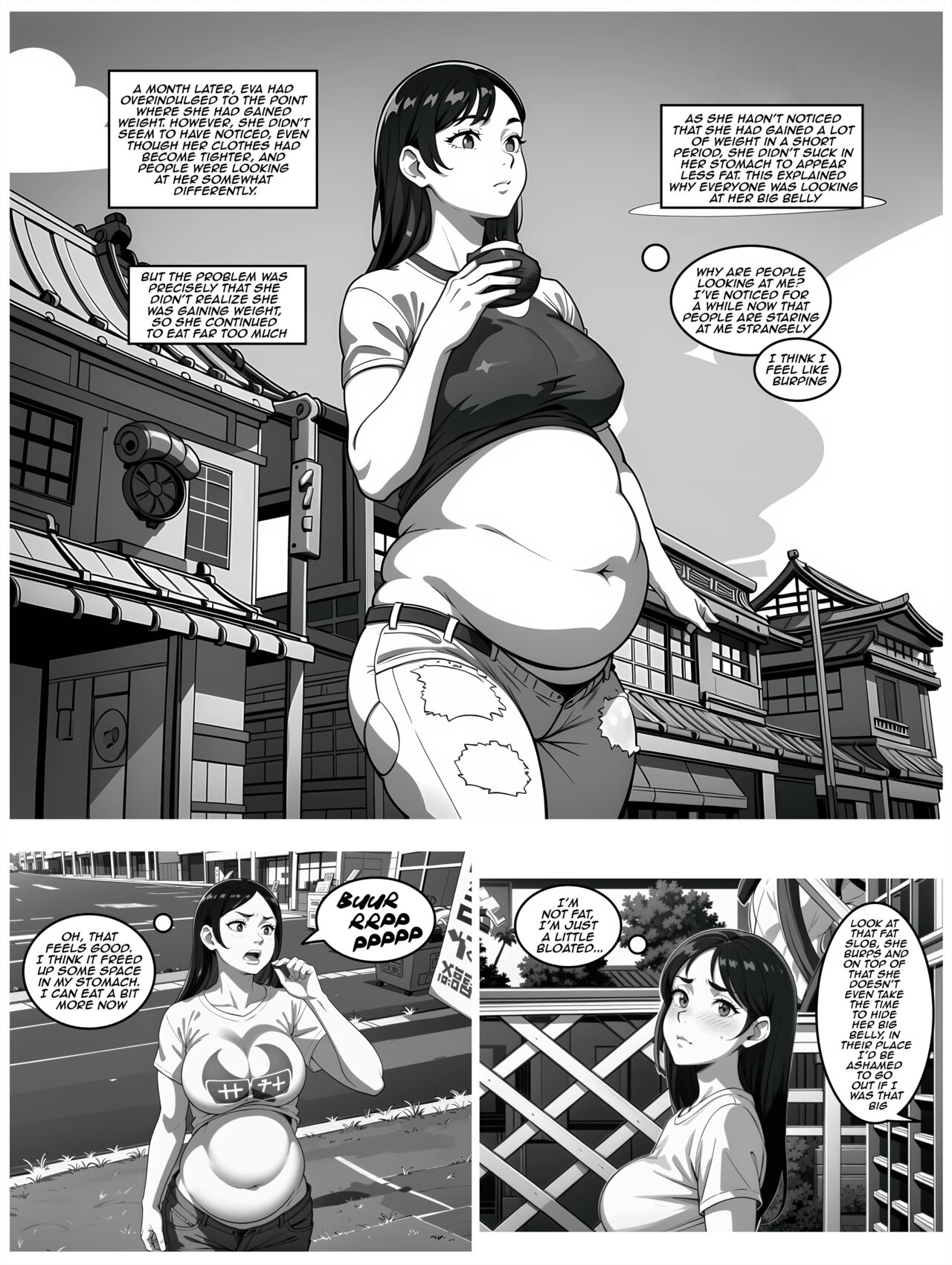 [meltedcaramelheaven] DeviantArt - Eva weight gain comic - [Ongoing] 이미지 번호 3