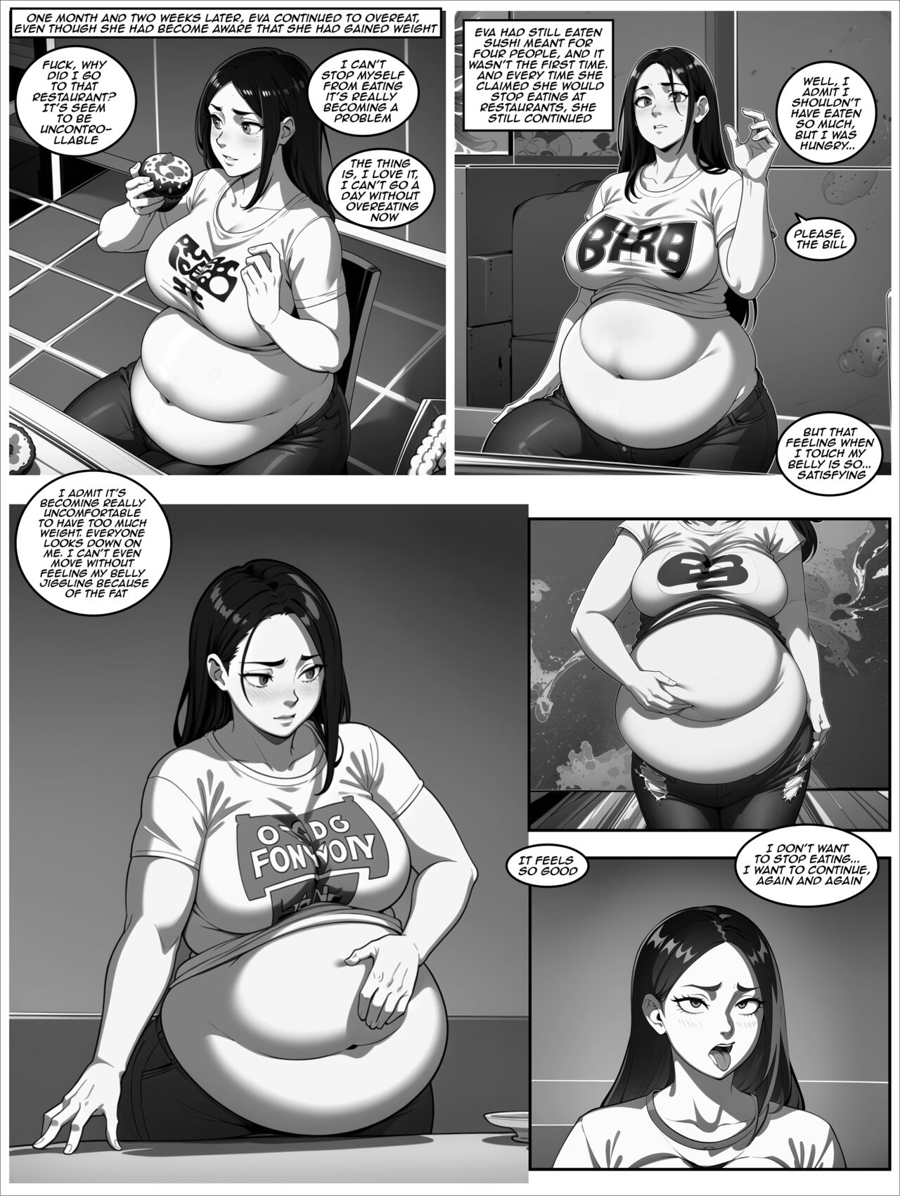 [meltedcaramelheaven] DeviantArt - Eva weight gain comic - [Ongoing] 이미지 번호 4