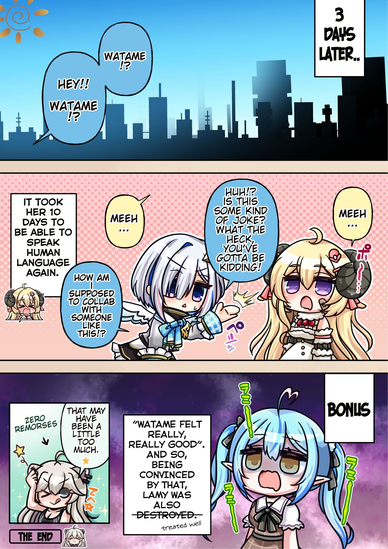 [Minominiya (Minomini)] Futashishi x Wata ~Lion no Aijou Hyougen Hen~ | Futashishi x Wata ~Lalion's Expression of Love~ (Shishiro Botan, Tsunomaki Watame) [English] [Rabu&Desu translations] 图片编号 33