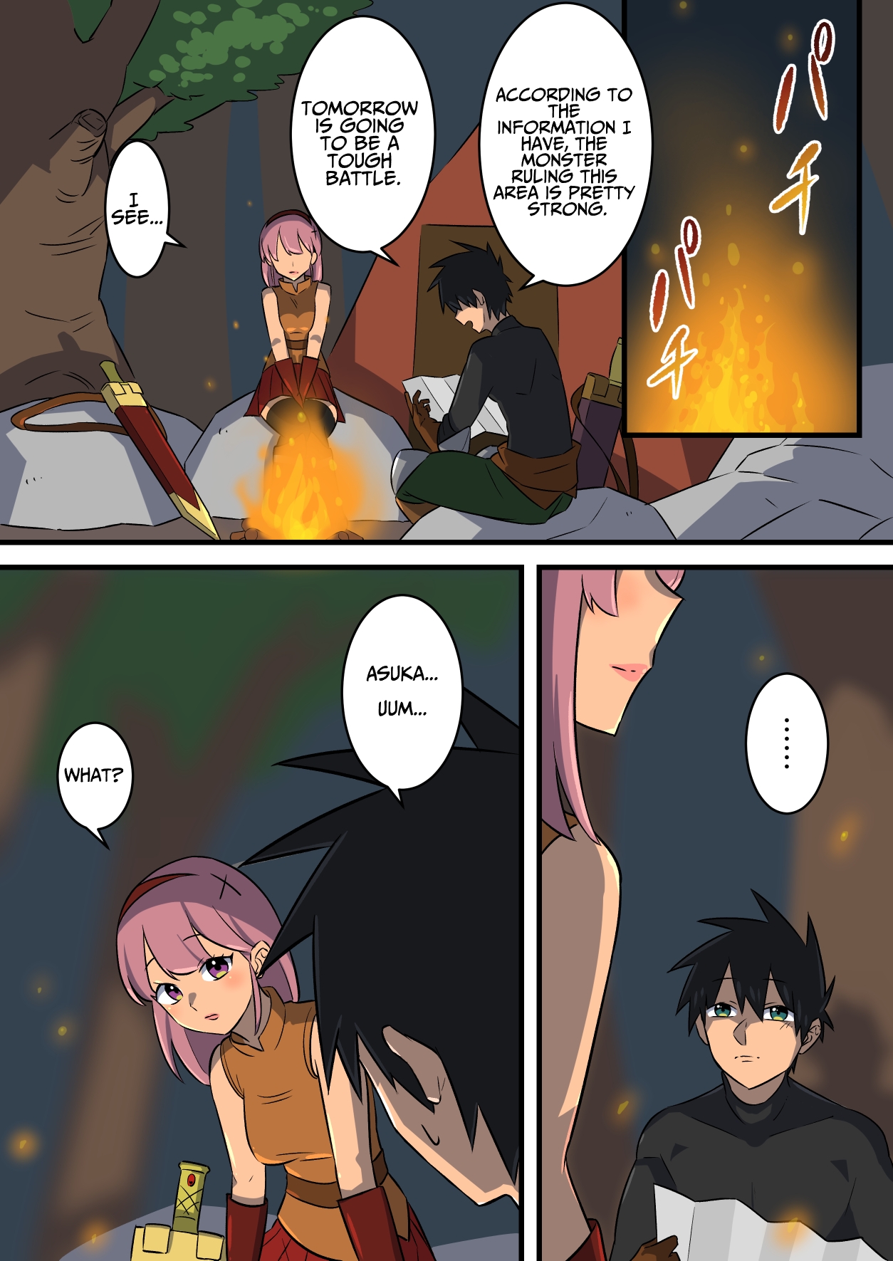 [Mon! (uzuprojects)] Warrior Defeated By A Super Strong Succubus Must Resist Cumming To Save His Girlfriend's Life [English] [Solid Rose] 图片编号 5