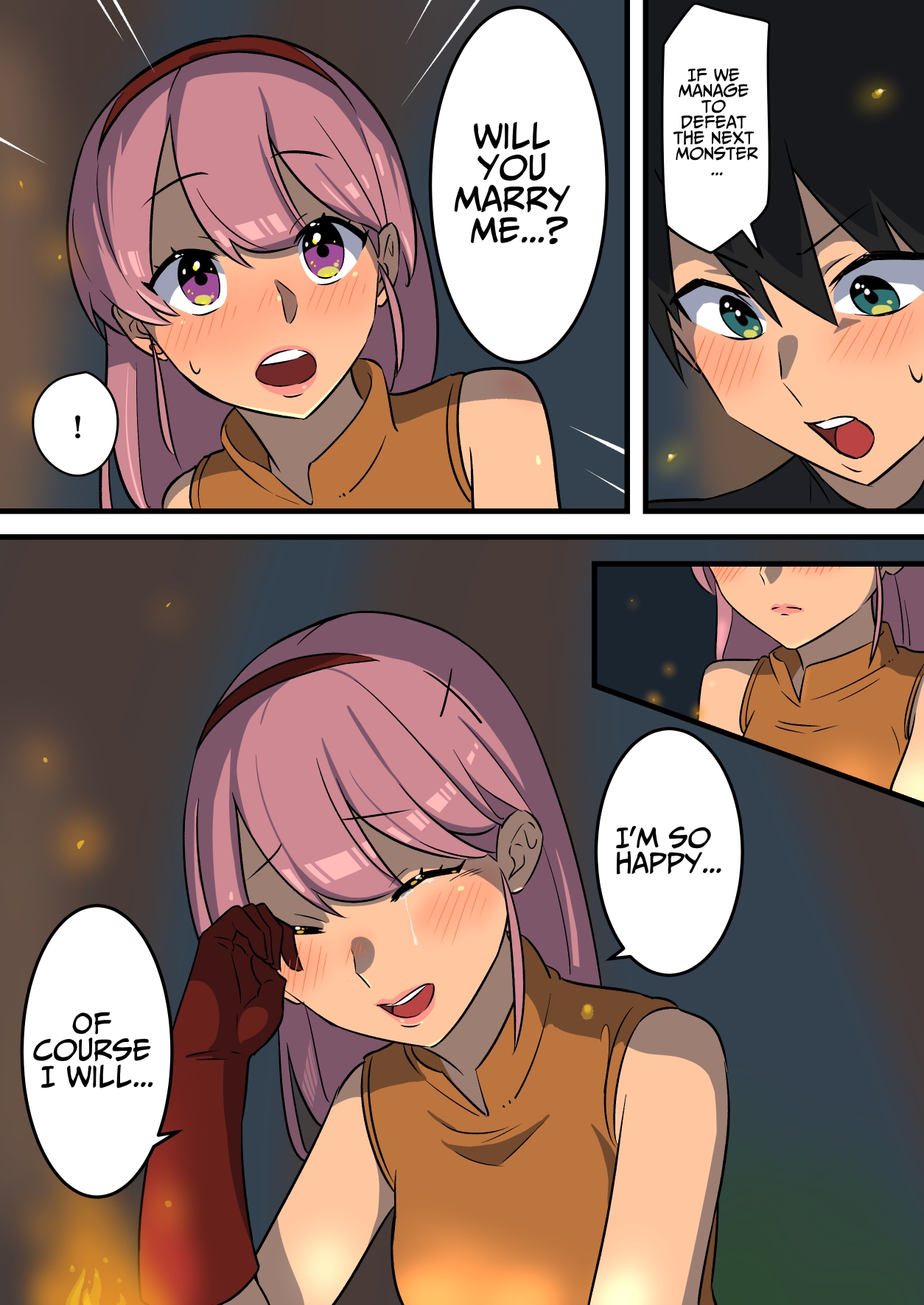 [Mon! (uzuprojects)] Warrior Defeated By A Super Strong Succubus Must Resist Cumming To Save His Girlfriend's Life [English] [Solid Rose] 图片编号 6