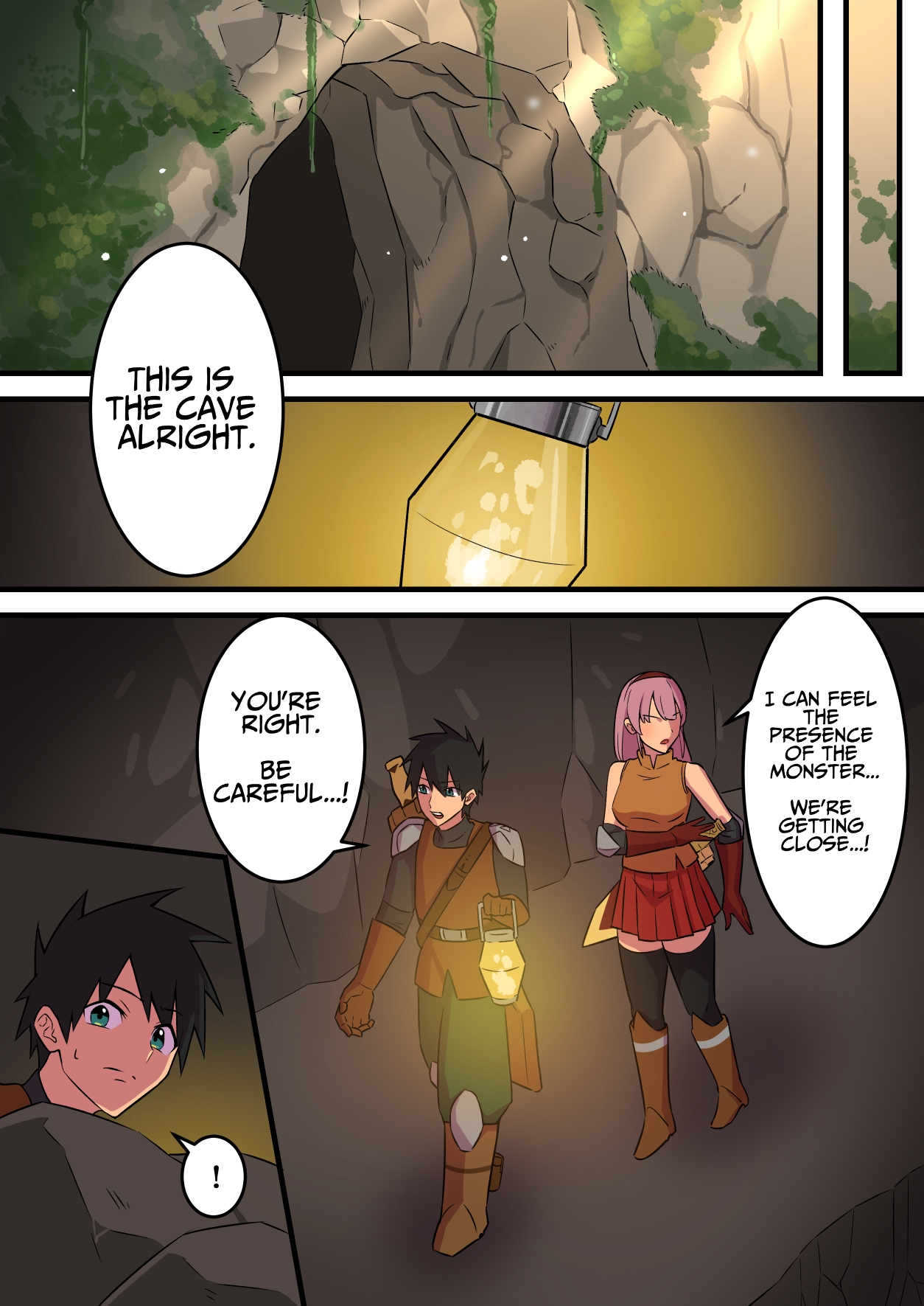 [Mon! (uzuprojects)] Warrior Defeated By A Super Strong Succubus Must Resist Cumming To Save His Girlfriend's Life [English] [Solid Rose] 图片编号 8