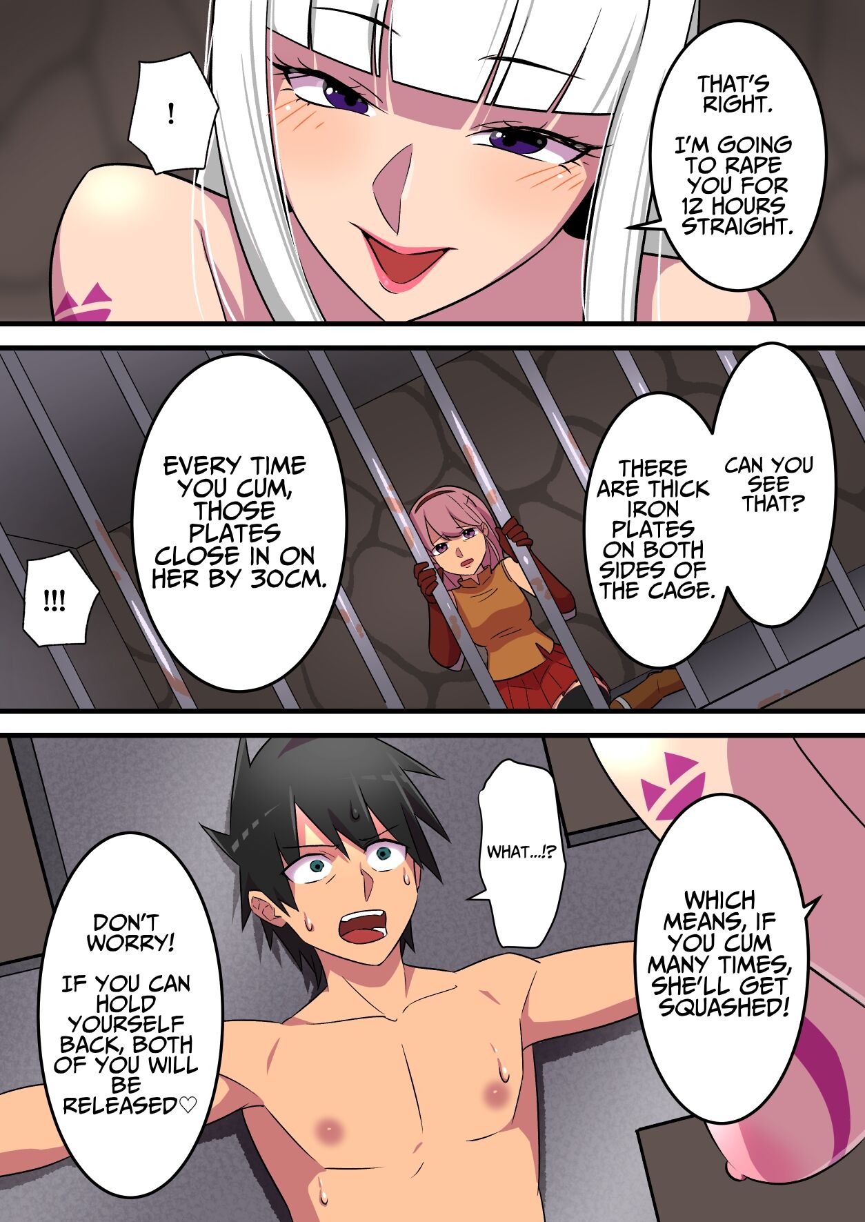 [Mon! (uzuprojects)] Warrior Defeated By A Super Strong Succubus Must Resist Cumming To Save His Girlfriend's Life [English] [Solid Rose] 图片编号 18