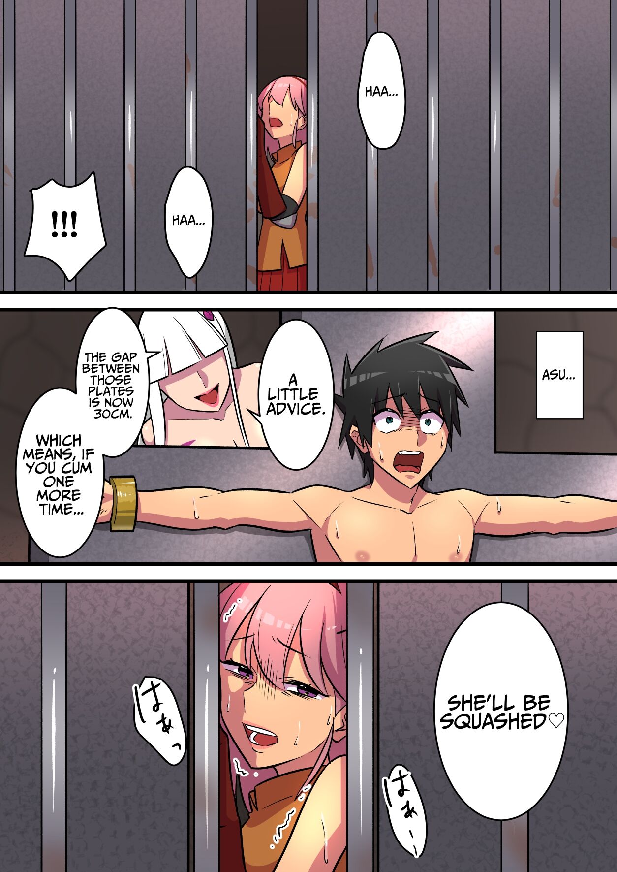 [Mon! (uzuprojects)] Warrior Defeated By A Super Strong Succubus Must Resist Cumming To Save His Girlfriend's Life [English] [Solid Rose] 图片编号 49