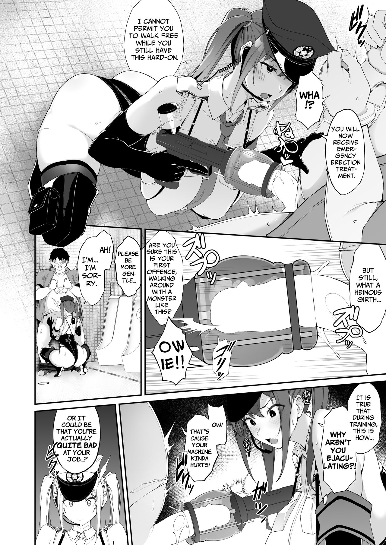 [Handful☆Happiness! (Nanahara Fuyuki)] SEX POLICE <Bokki Taisakubu> Utsunomiya Saki no Nichijou | SEX POLICE (Anti-Erection Department) ~The Daily Ordeals of Saki Utsunomiya~ [English] [ApricotJam] [Digital] 画像番号 8