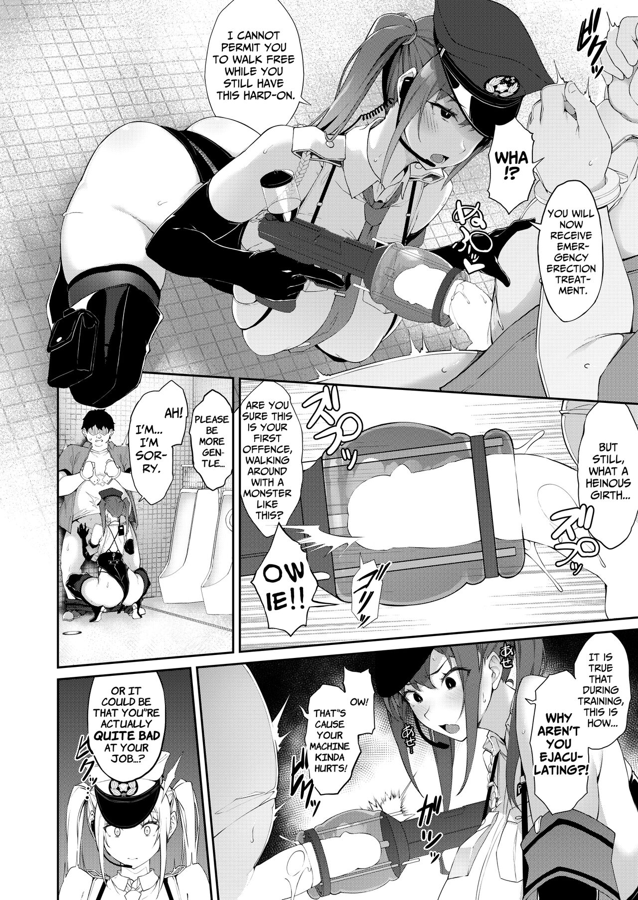 [Handful☆Happiness! (Nanahara Fuyuki)] SEX POLICE <Bokki Taisakubu> Utsunomiya Saki no Nichijou | SEX POLICE (Anti-Erection Department) ~The Daily Ordeals of Saki Utsunomiya~ [English] [ApricotJam] [Digital] 画像番号 36