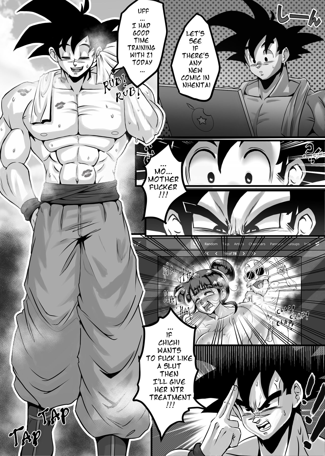 Ogi_Sifer(all goku x chichi comics) [bonus](non text version of the goku vs three chichi] 图片编号 2