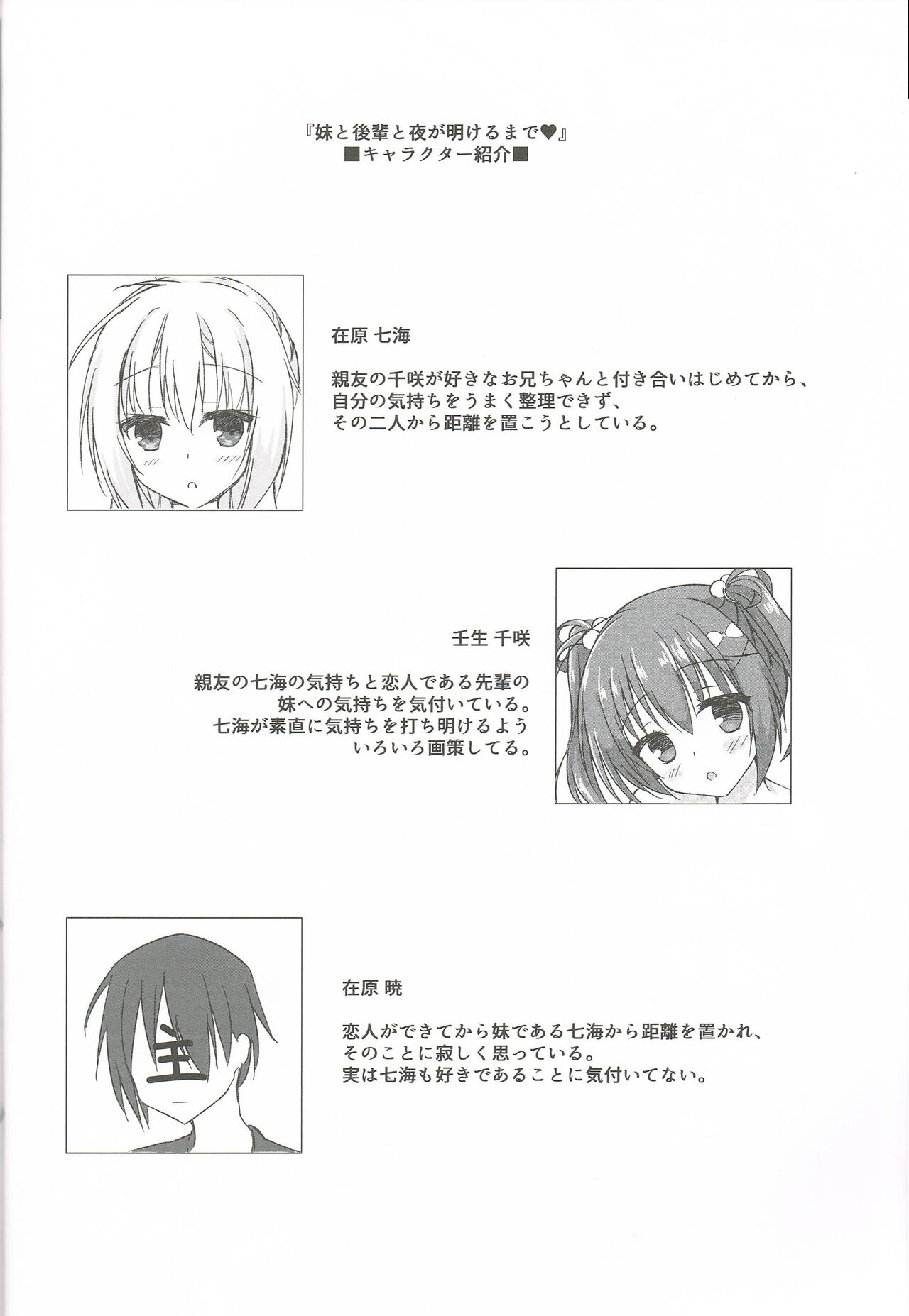 (C95) [Schwarz Katze (Igarashi Kenji)] Imouto to Kohai to Yoru ga Akeru made (Riddle Joker) 3eme image