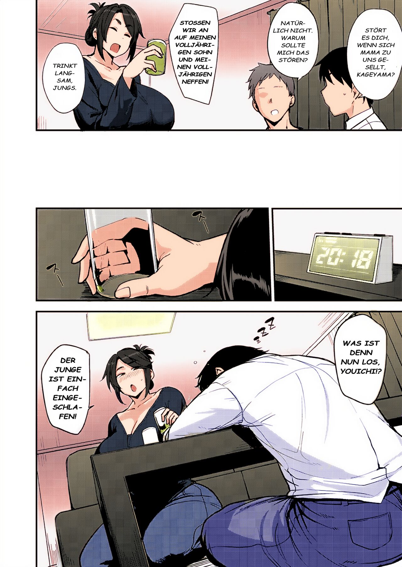 [Nanao Yukiji] Yoi ga Sameru Sono Mae ni | Before the Drunkard wakes up (COMIC AUN 2019-02) [German][Centurion2] [Colorized][Decensored] numero di immagine  2