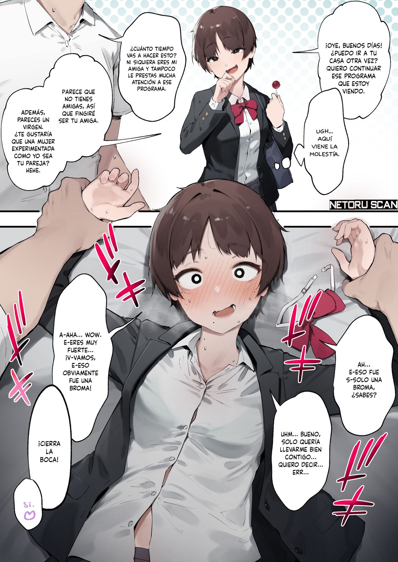 [Nigiri Usagi] Urusai Kouhai o Oshitao Shitara Otonashiku Natta Hanashi [Color] [NETORU SCAN] 图片编号 1