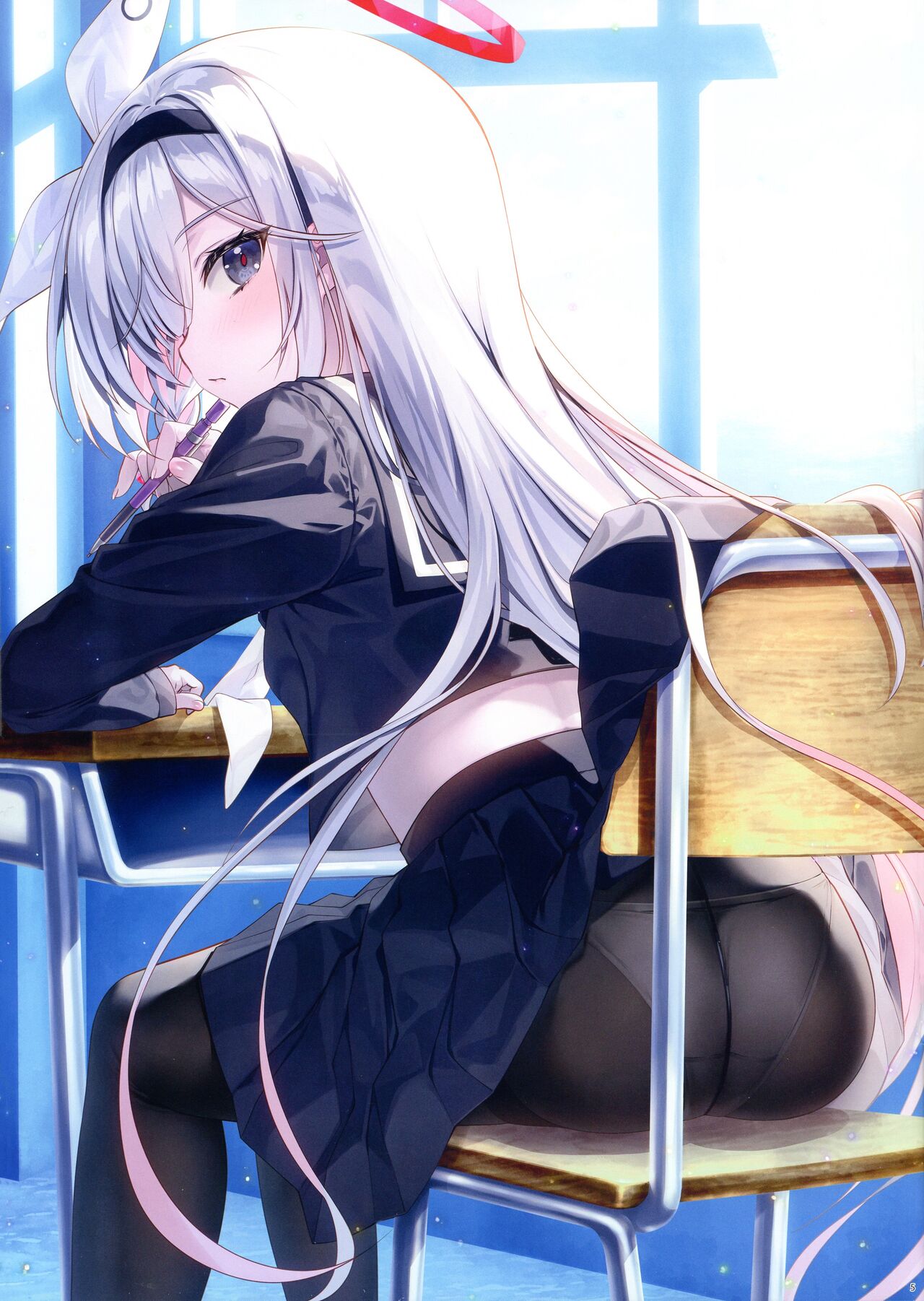 (C103) [ESSENTIA (Takuya Fujima)] Sensei ni Aitai. (Blue Archive) 图片编号 5