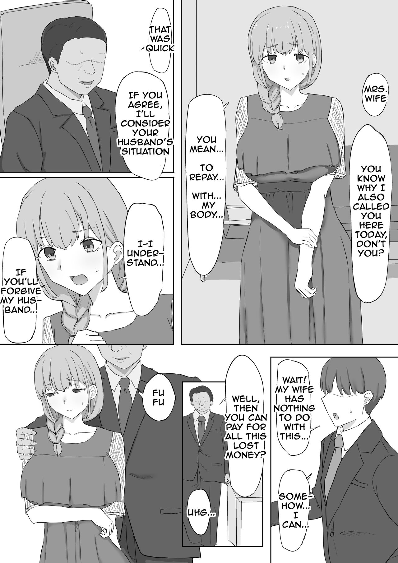 [Muripoyo] Tsuma ga Shachou ni Netorareru | My wife gets stolen by the President [English] image number 3