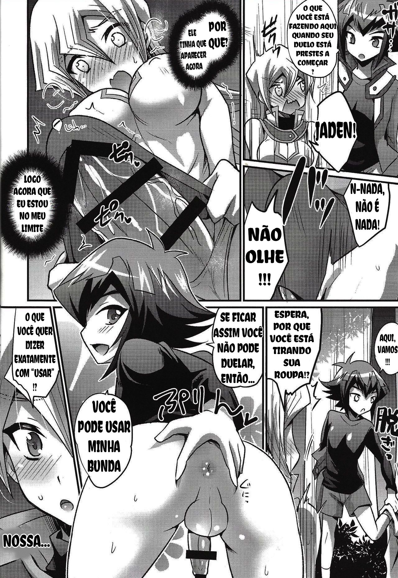 (Sennen Battle Phase 22) [HEATWAVE (Kaitou Yuuhi)] FUTANARIHEROINE x HERO (Yu-Gi-Oh! Series) [Portuguese-BR] 图片编号 12