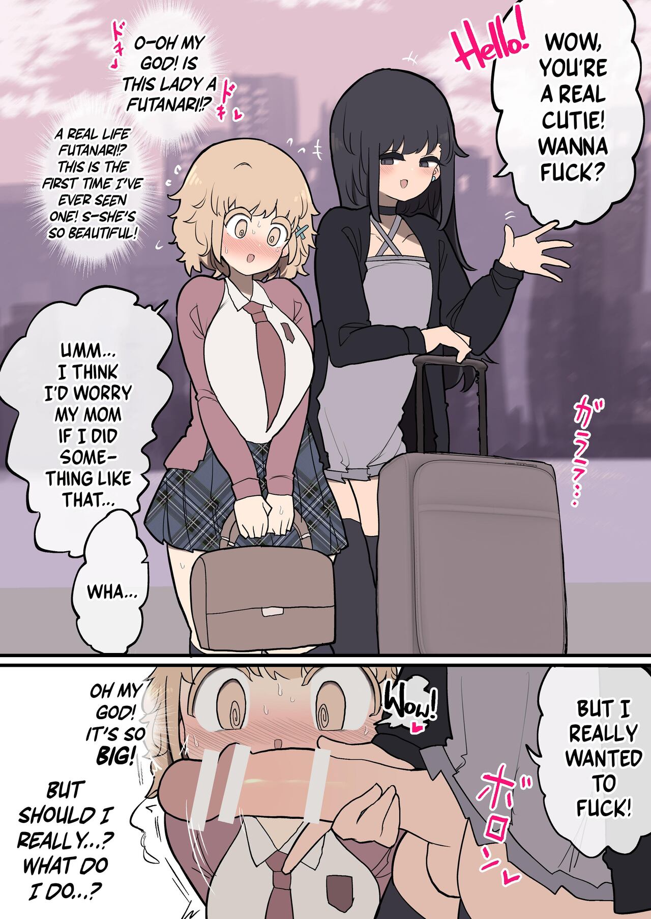 [Izumo Gasshuukoku (Momomo Gasshuukoku)] Insta-Corrupted Foreigner Fawns Upon A Handsome Futanari Girl's Dick [English] [A Cool Person] 画像番号 3