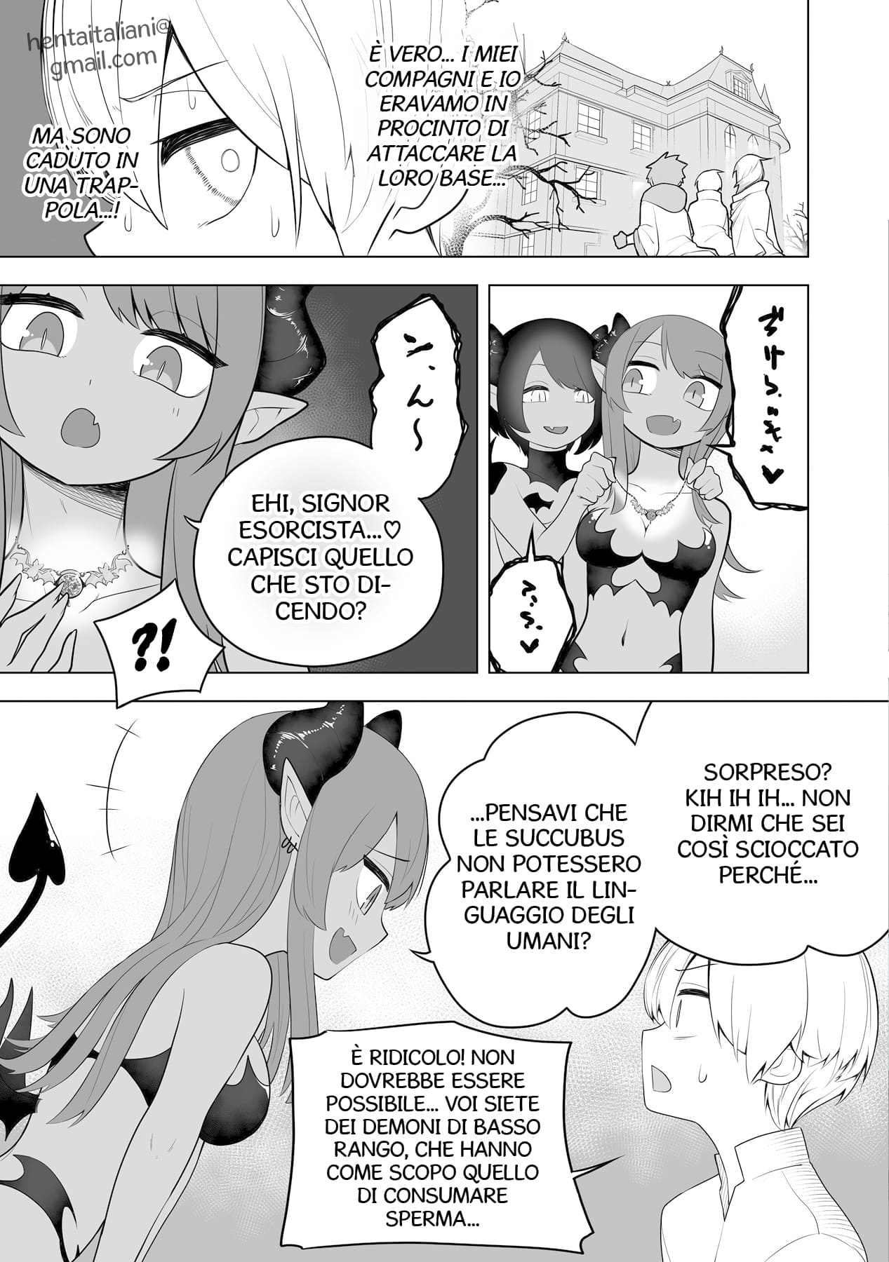 [Amuai Okashi Seisakusho (Ahoge Kinoko, Kikkomuhito)] Taima no Sandatsusha ~Taimashi ga Karada mo Kioku mo Succubus ni Ubawareru Ohanashi~ [Italian] [Hentaitaliani] 图片编号 3