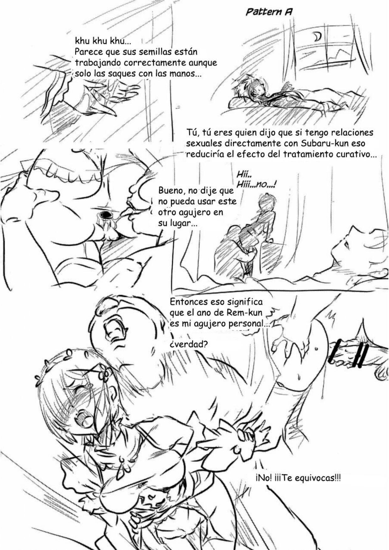 [Furuya (TAKE)] Rem - Danshou - Natsuki Rem no Eromanga (Re:Zero kara Hajimeru Isekai Seikatsu) [Spanish] 이미지 번호 32