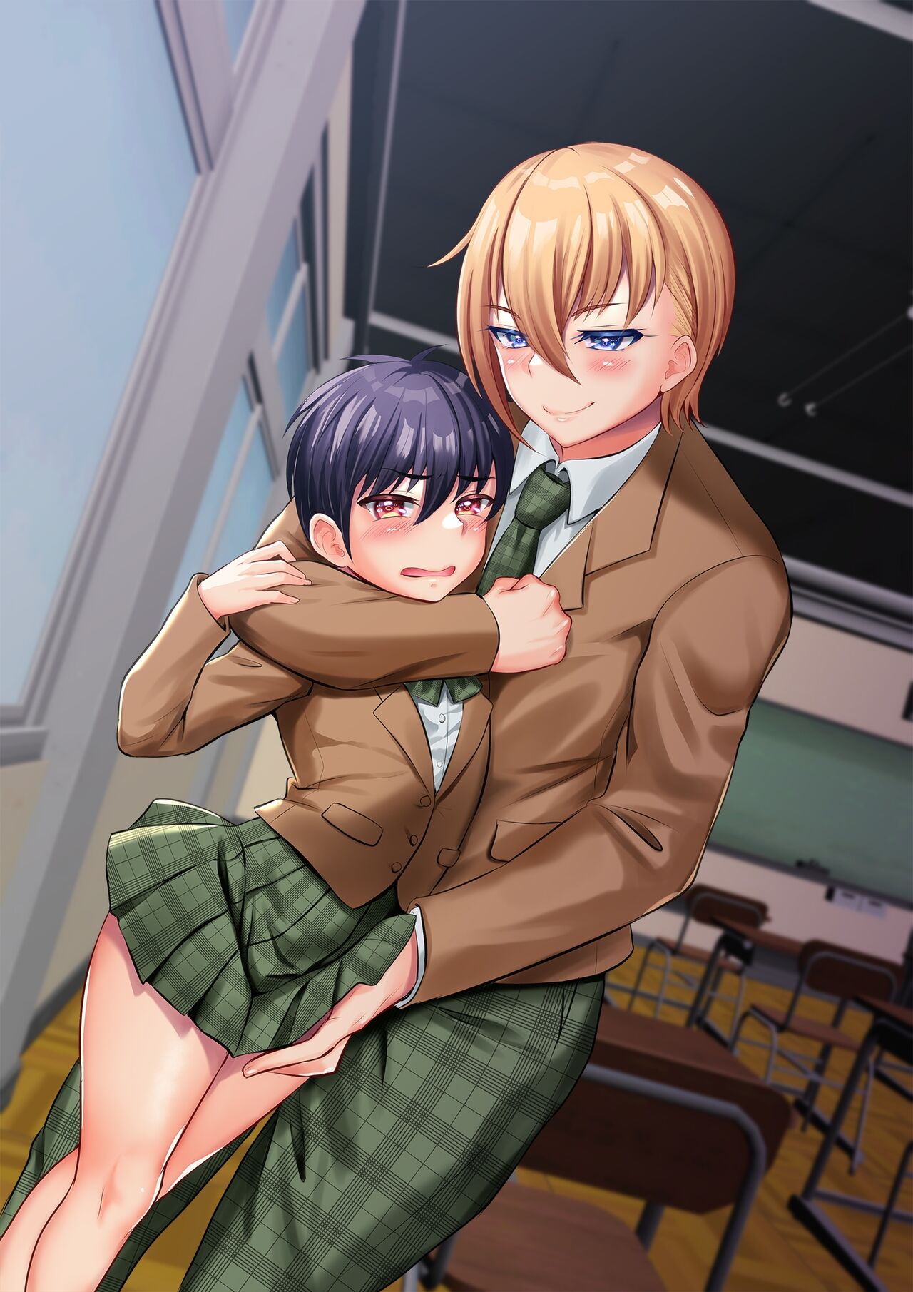 [Chijoku An (Amamiya Iria)] Joshi ni Kobiru Danshi-tachi | Men that flatter woman [官方中文] 图片编号 2