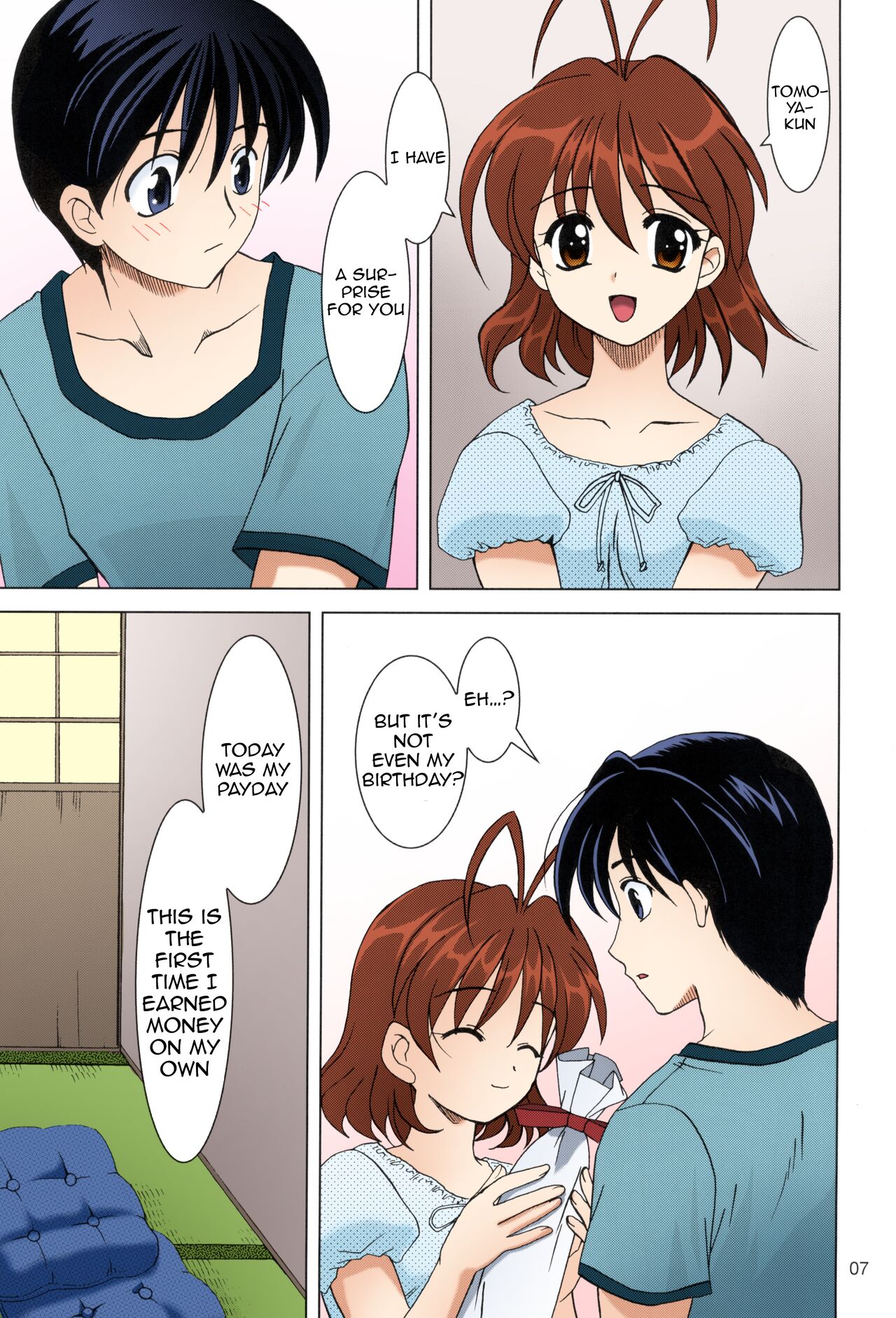 (ComiComi6) [PLUM (Kanna)] KANONiZUMU·XVII (Clannad) [English] {Awesome Sauce} [SPDSD] [Colorized] image number 5