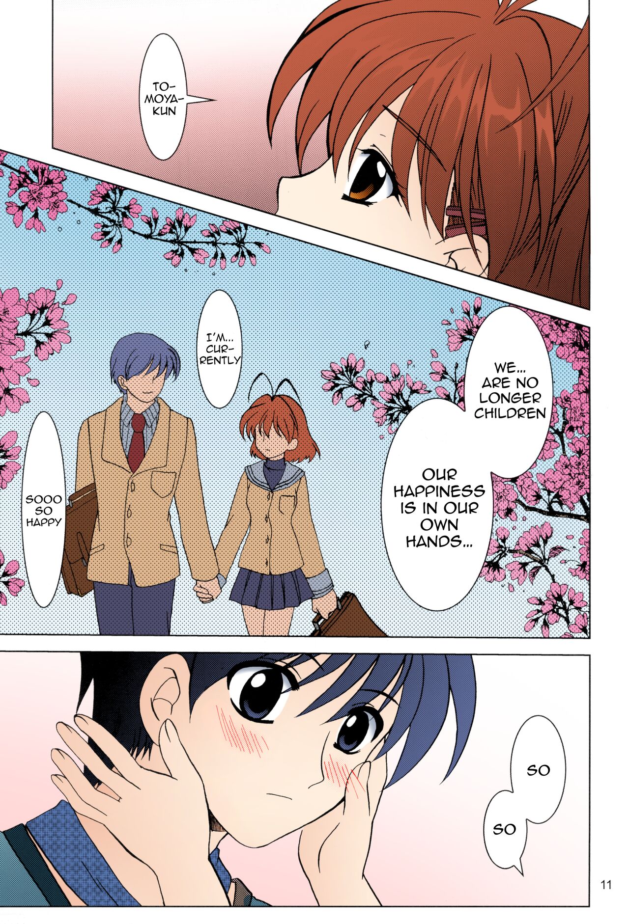 (ComiComi6) [PLUM (Kanna)] KANONiZUMU·XVII (Clannad) [English] {Awesome Sauce} [SPDSD] [Colorized] image number 9