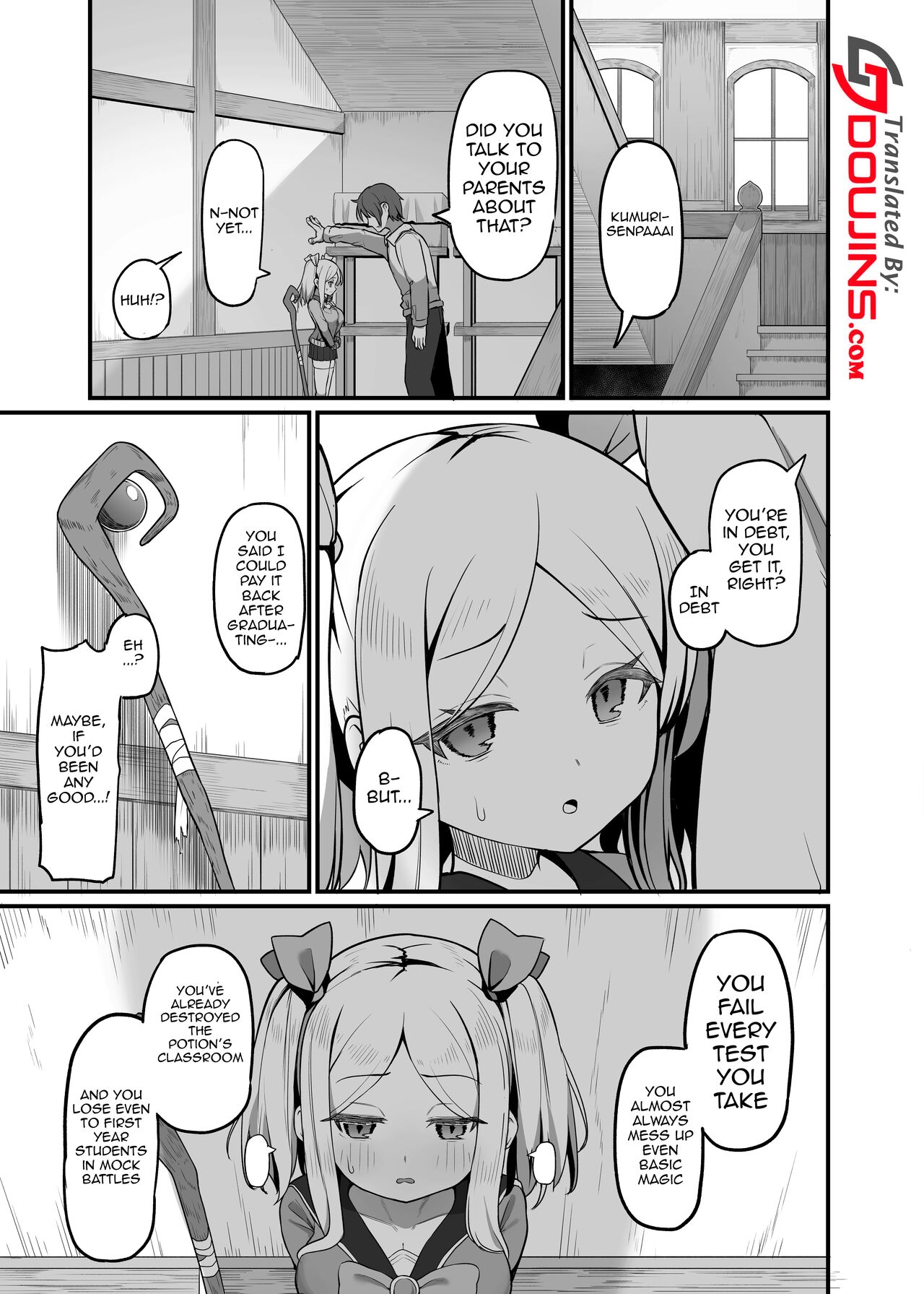 [Ebiten Kaidou (Templus)] Chicchakute Dekai Senpai. / My Tiny and Huge Senpai [English] {Doujins.com} numero di immagine  2