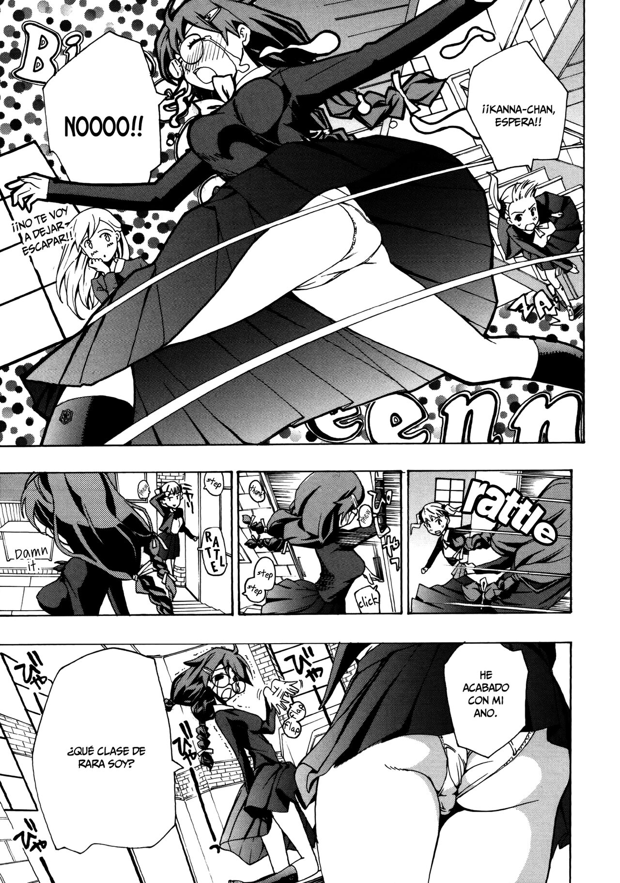 [Asagi Ryu] Otome Saku. - Maidens bloom in the garden in the sky [Spanish] [Tomodachi Fansub] numero di immagine  109