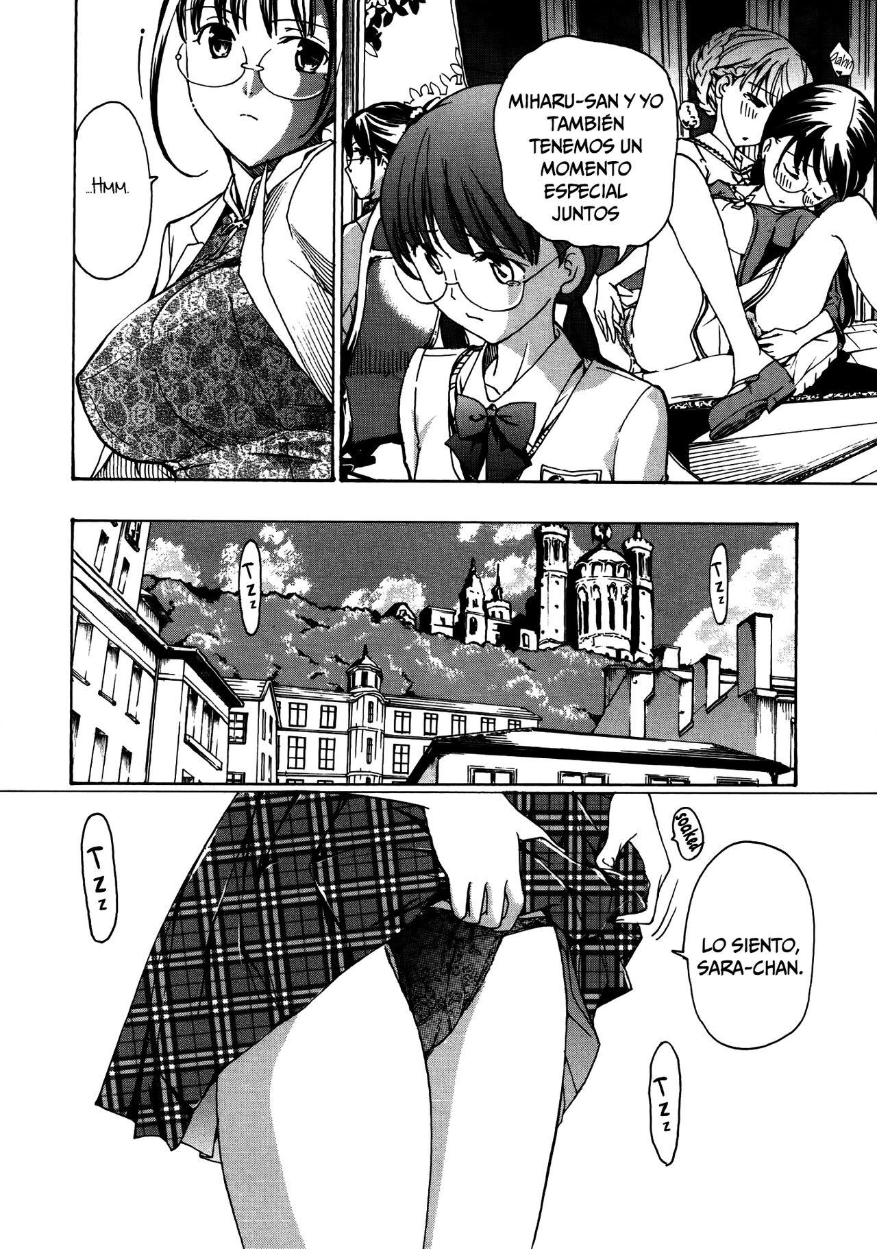 [Asagi Ryu] Otome Saku. - Maidens bloom in the garden in the sky [Spanish] [Tomodachi Fansub] numero di immagine  129