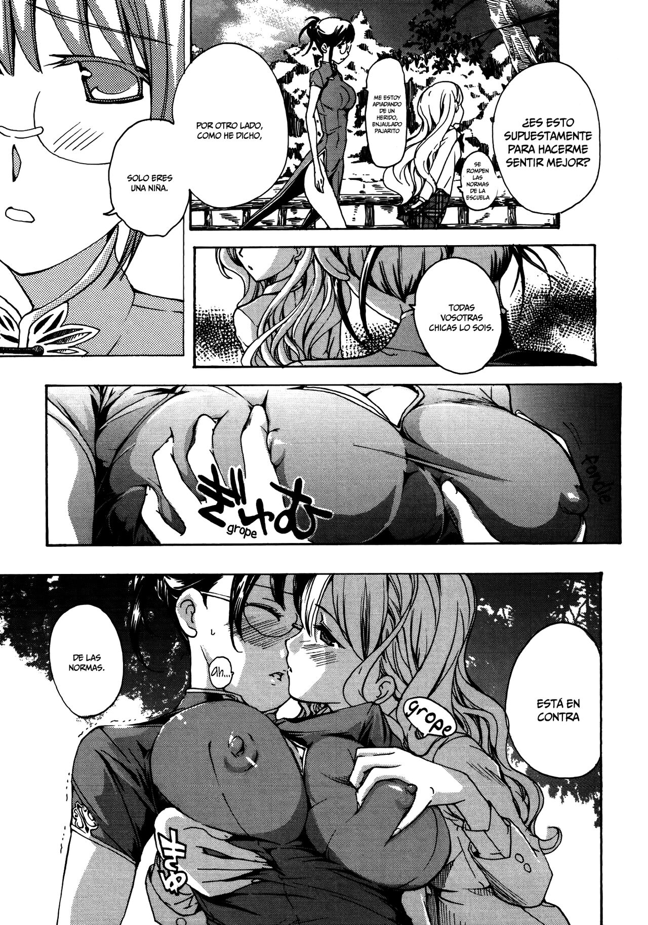 [Asagi Ryu] Otome Saku. - Maidens bloom in the garden in the sky [Spanish] [Tomodachi Fansub] numero di immagine  134