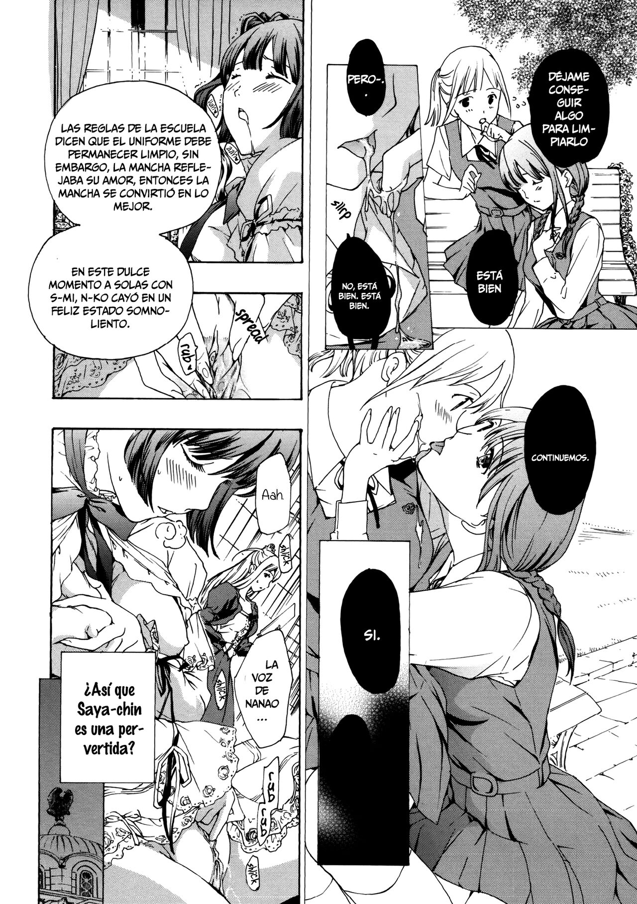 [Asagi Ryu] Otome Saku. - Maidens bloom in the garden in the sky [Spanish] [Tomodachi Fansub] numero di immagine  152