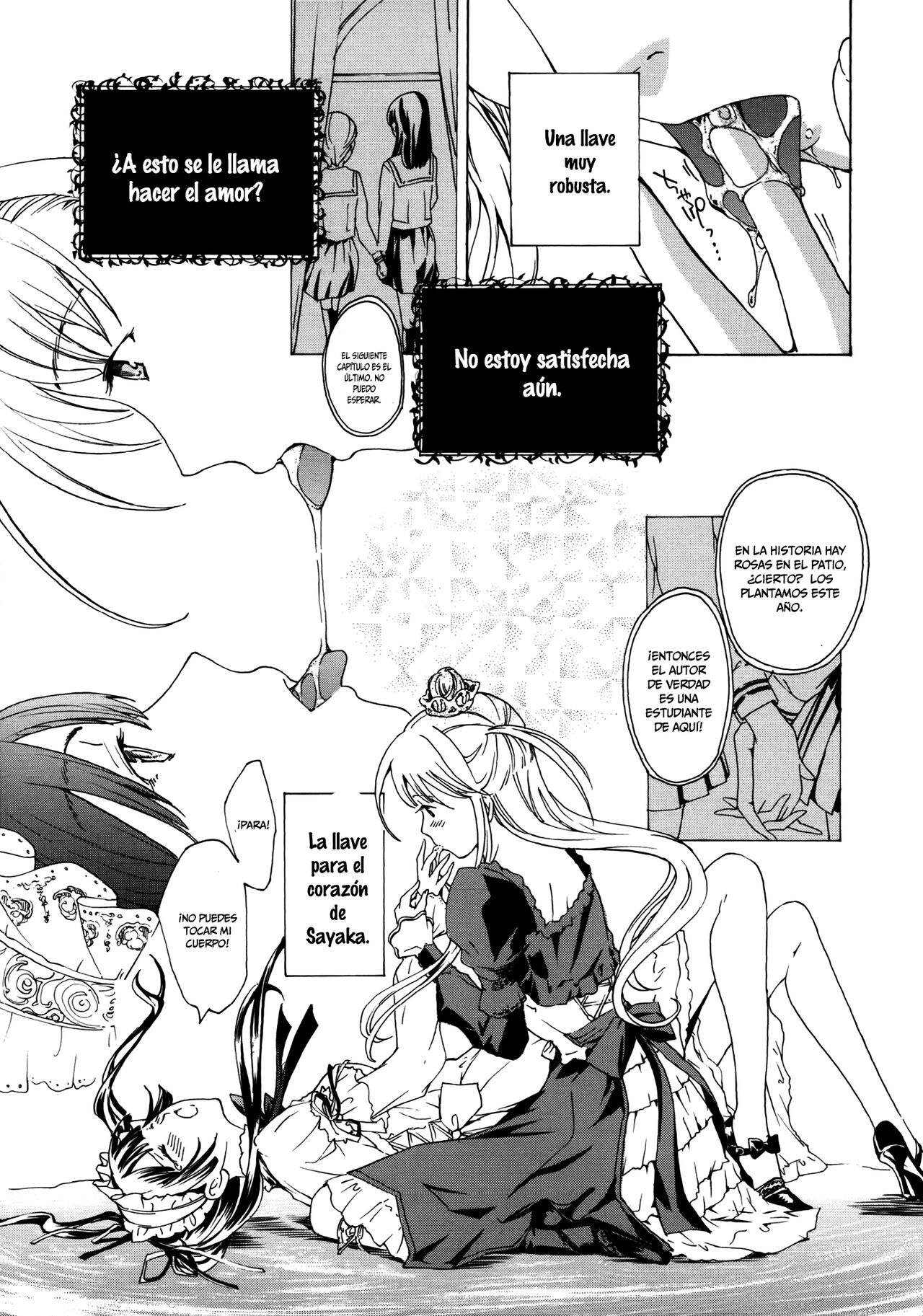 [Asagi Ryu] Otome Saku. - Maidens bloom in the garden in the sky [Spanish] [Tomodachi Fansub] numero di immagine  159