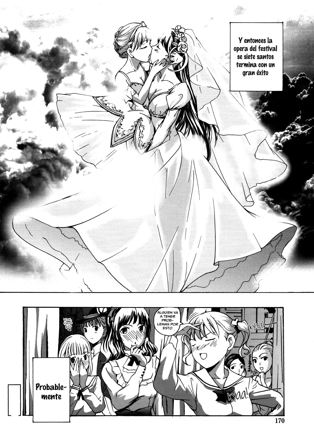 [Asagi Ryu] Otome Saku. - Maidens bloom in the garden in the sky [Spanish] [Tomodachi Fansub] numero di immagine  177