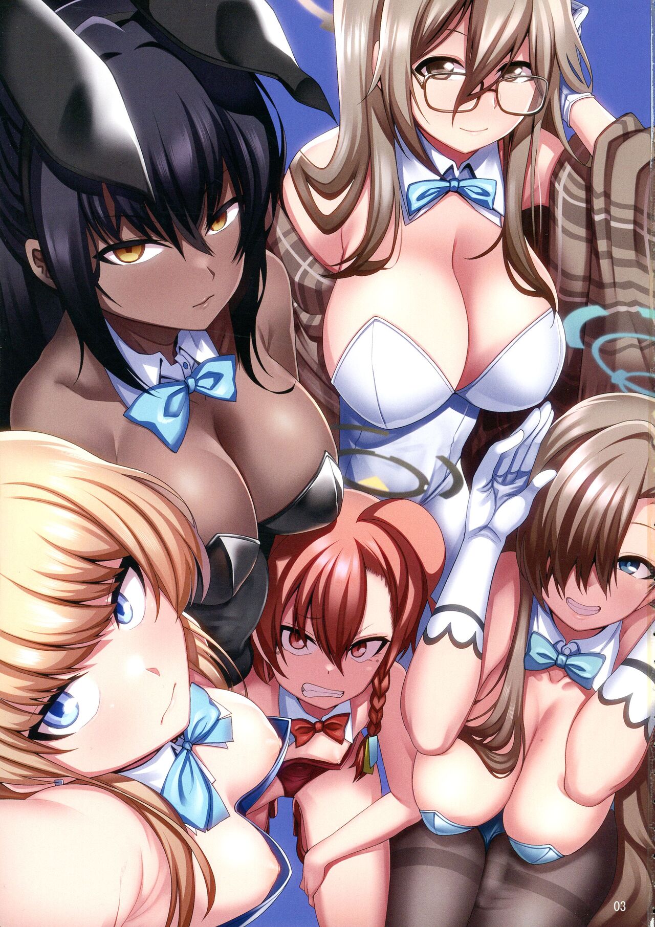 (C103) [Fuji Sengendou (Various)] BuruAka Futanari Goudou (Blue Archive) numero di immagine  3