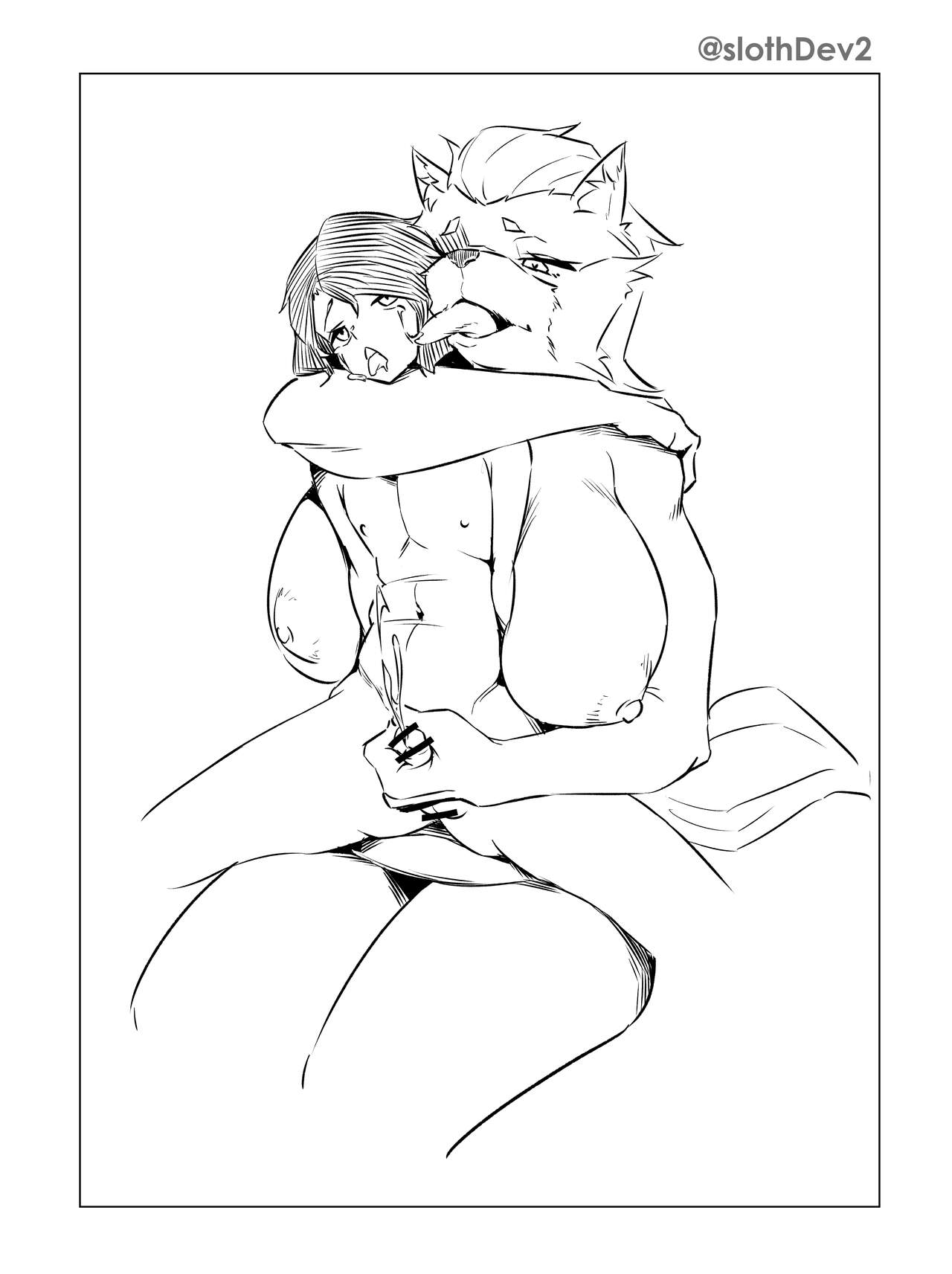 [Slothdev2] A Wolf-Wife Who Wants to Keep a Human [Korean] [LWND] 画像番号 13